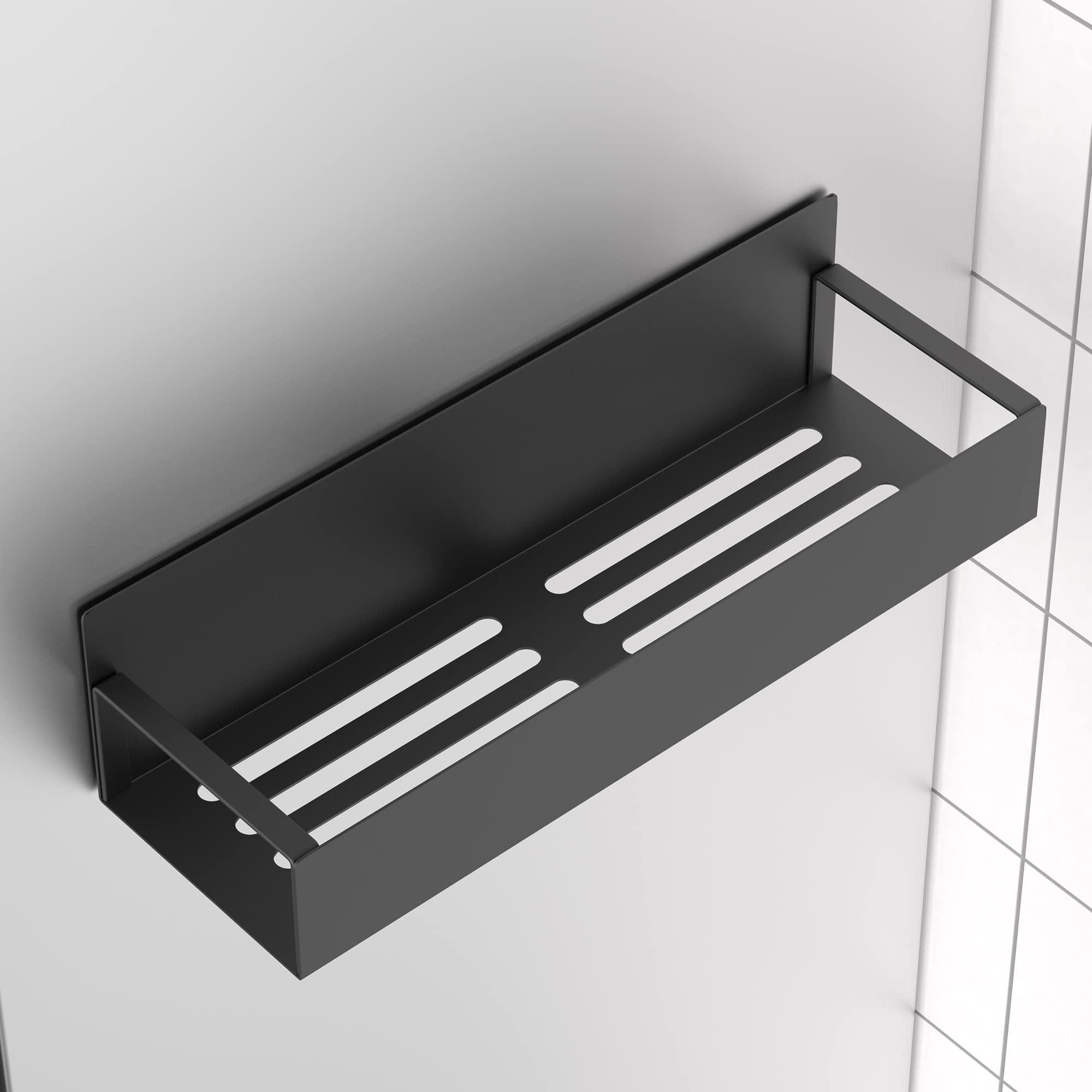 HuggieGems Metal 4 Pack Magnetic Spice Storage Rack Organizer for Refrigerator and Oven, Black Fridge Organizers and Storage - Image 7