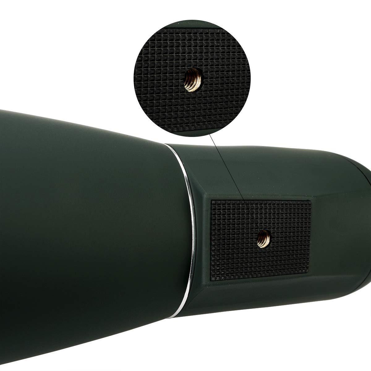 SVBONY SV28 Spotting Scopes with Tripod, Angled 25-75x70mm Spotter Scope with Phone Adapter, Waterproof Fogproof Spotting Scope for Bird Watching, Target Shooting, Wildlife Viewing - Image 9