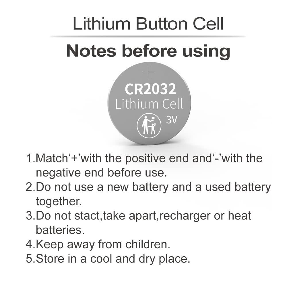 40 Pack CR2032 Batteries, 3V Lithium Coin Battery for Small Electronic Devices, 5 Year Shelf Life - Image 4