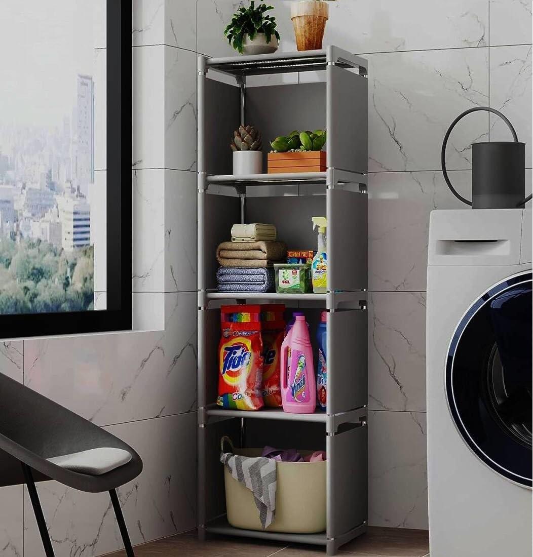 RIIPOO Storage Cubes Organizer Shelves, 4 Cube Bookcase Bookshelf for Bedroom Closet Small Spaces, Cube Storage Organizer Shelf for Kids Clothes Nursery - Image 6