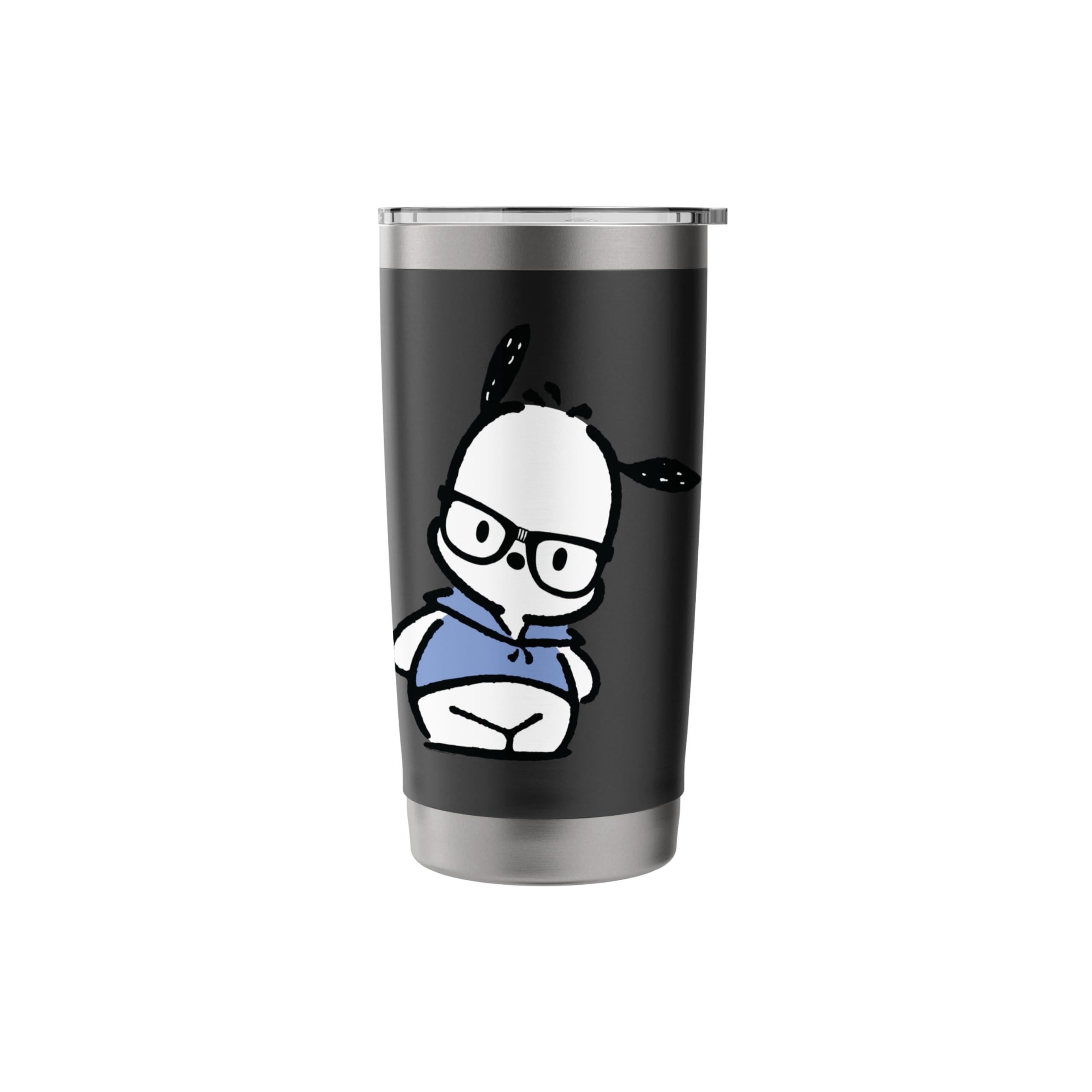 Pochacco Nerd Glasses Stainless Steel Insulated Tumbler - Image 4