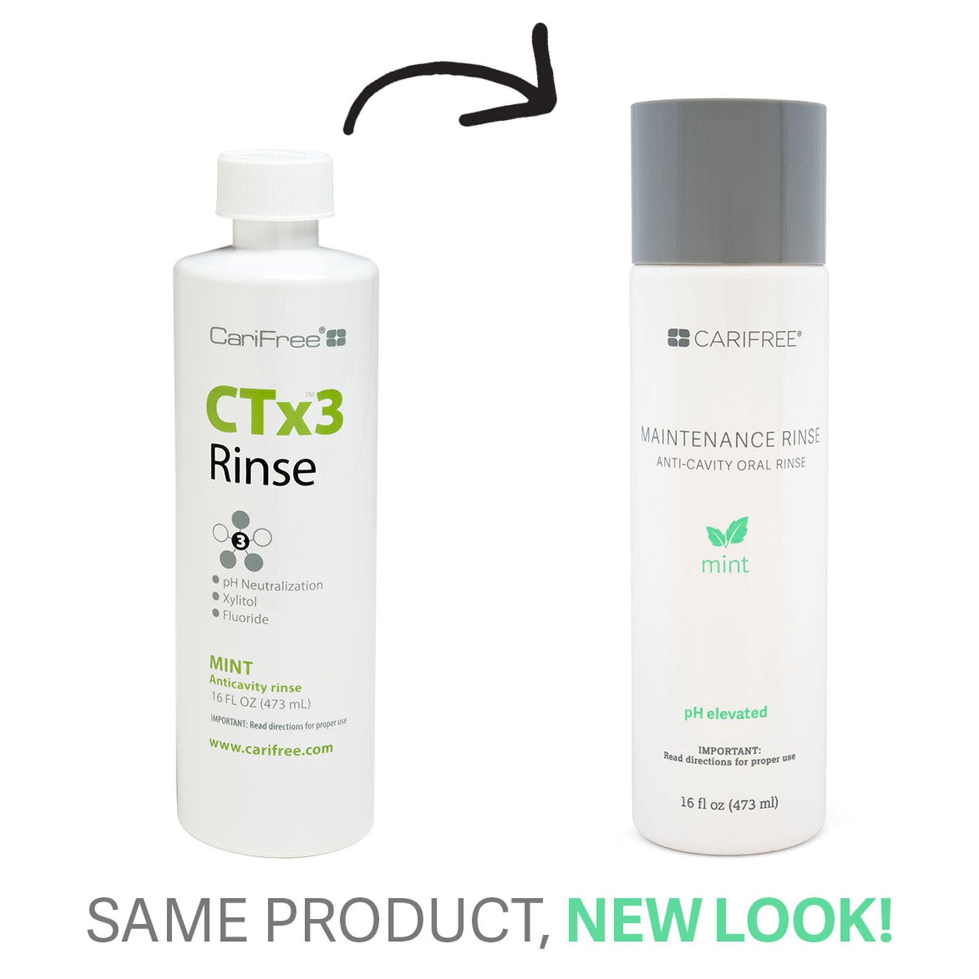 CariFree Maintenance Rinse, Mint Flavored, Anti-Cavity Fluoride Mouthwash, Dentist Recommended, Prevents Oral Decay, Freshens Breath, Alcohol-Free, Neutralizes pH (Previously CTx3) - Image 10