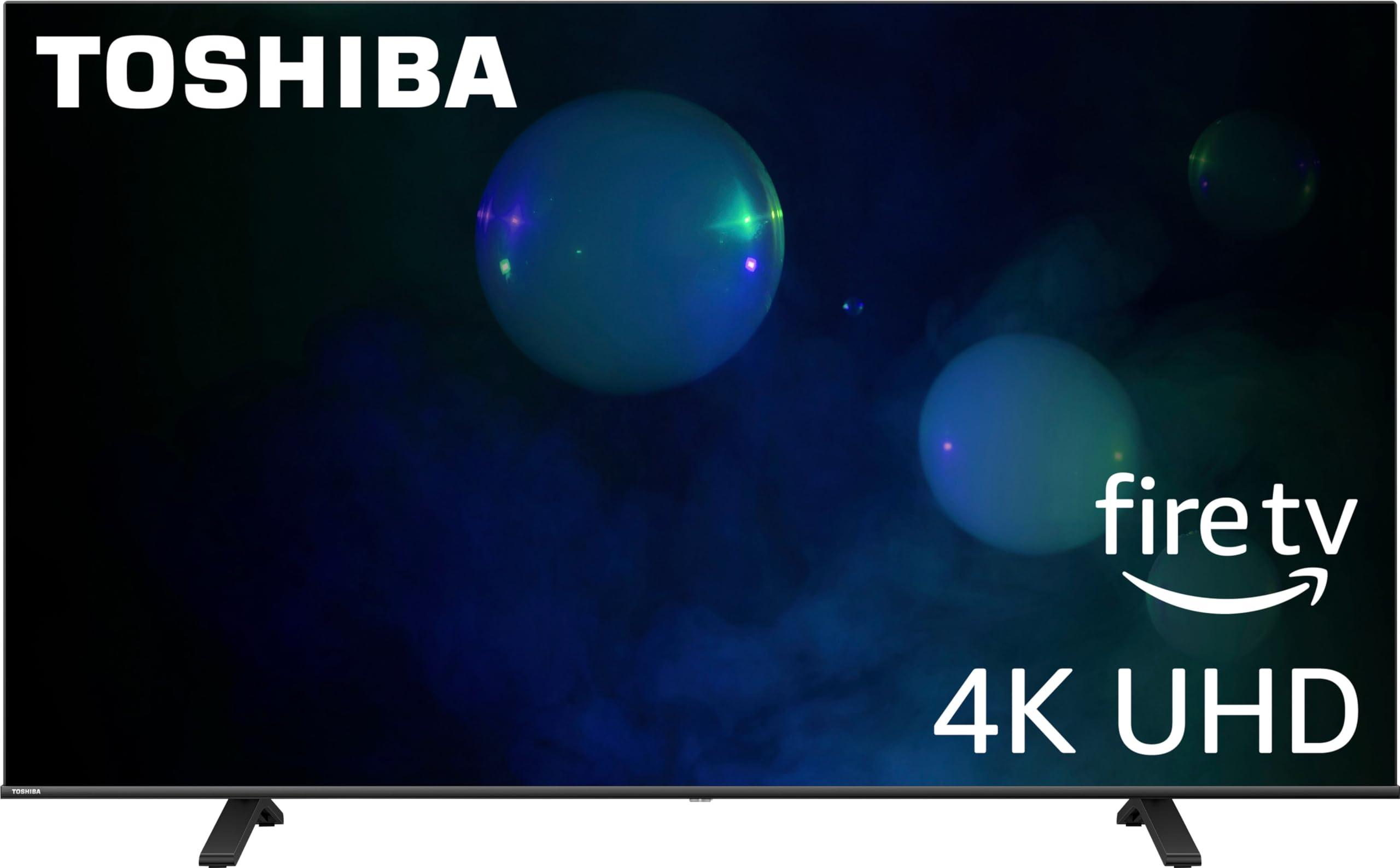 Toshiba 75" Class C350 Series LED 4K UHD Smart Fire TV, Voice Remote with Alexa, Stream Live TV Without Cable