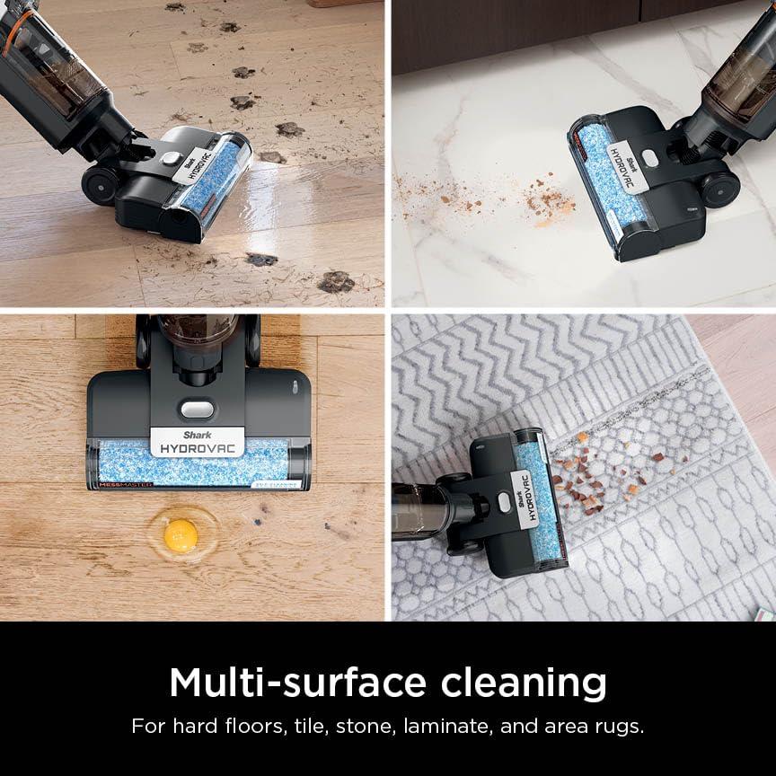 Shark Wet Dry Vacuum Mop All-in-One Cordless Hardfloor Cleaner, HydroVac MessMaster, 3-in-1 Self-Cleaning System, Strong Suction with 2 Brushrolls & 2 Solutions, for Hard Floors & Area Rugs, AW261 - Image 3
