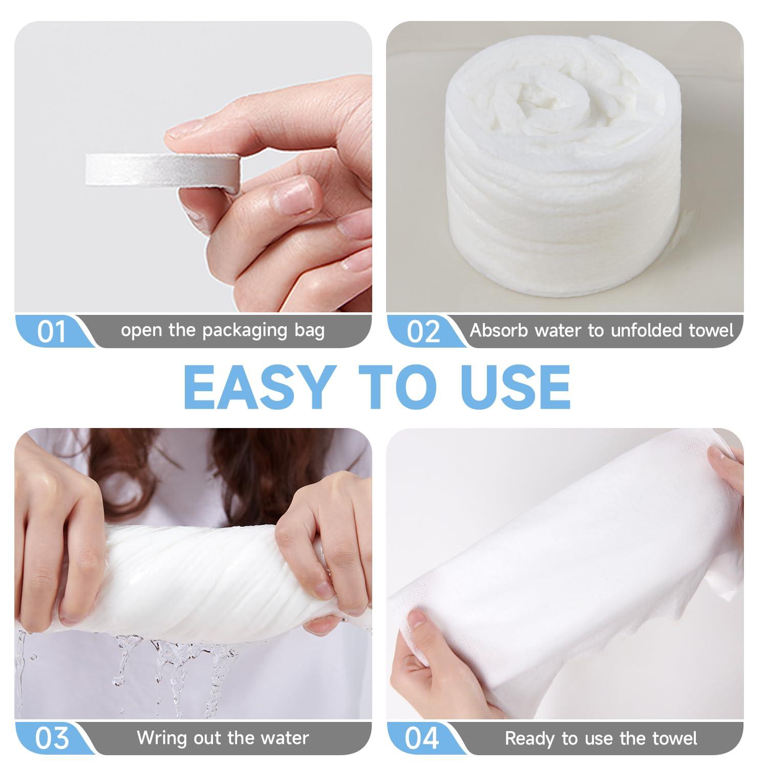 11.8in x 21.3 in Compressed Towels Thicker Style Magic Disposable Face Compressed Towel, Portable Washcloth Reusable for Travel Home, Outdoor Sports, Beauty Salon 12Packs - Image 5