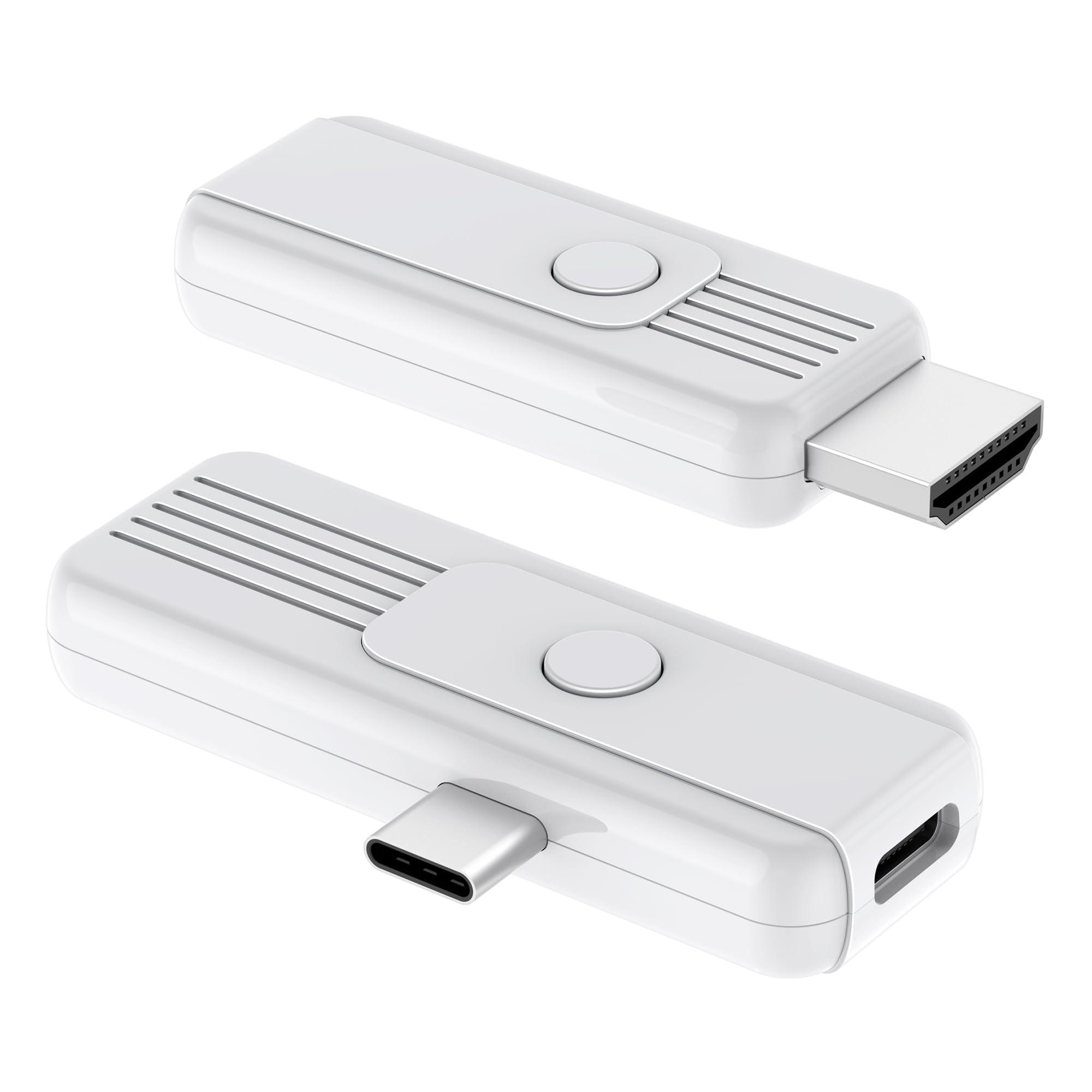 Wireless HDMI Transmitter and Receiver, Upgrade Type-C 3.1 Port Wireless Hdmi Plug & Play Portable 2.4G/5G for Streaming Video and Audio to HDTV/Projector/Monitor from Martphone/Tablet/Laptop - Image 1