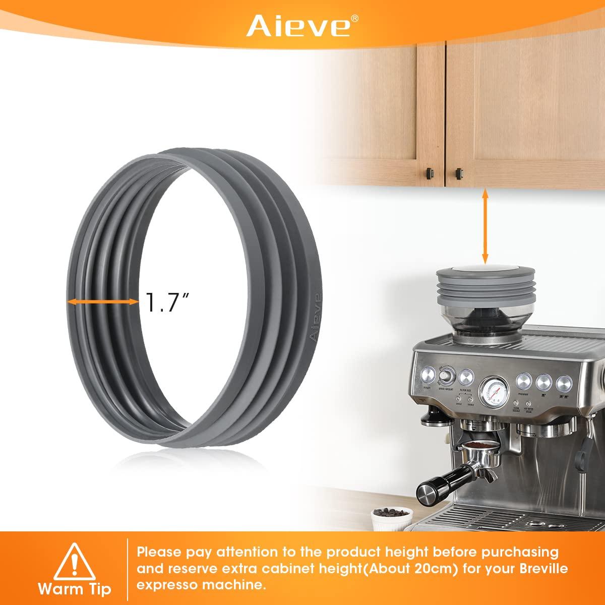 AIEVE Silicone Bellow Compatible for Breville Barista Express, Single Dose Hopper for Breville Espresso Machine,Gray - Image 5