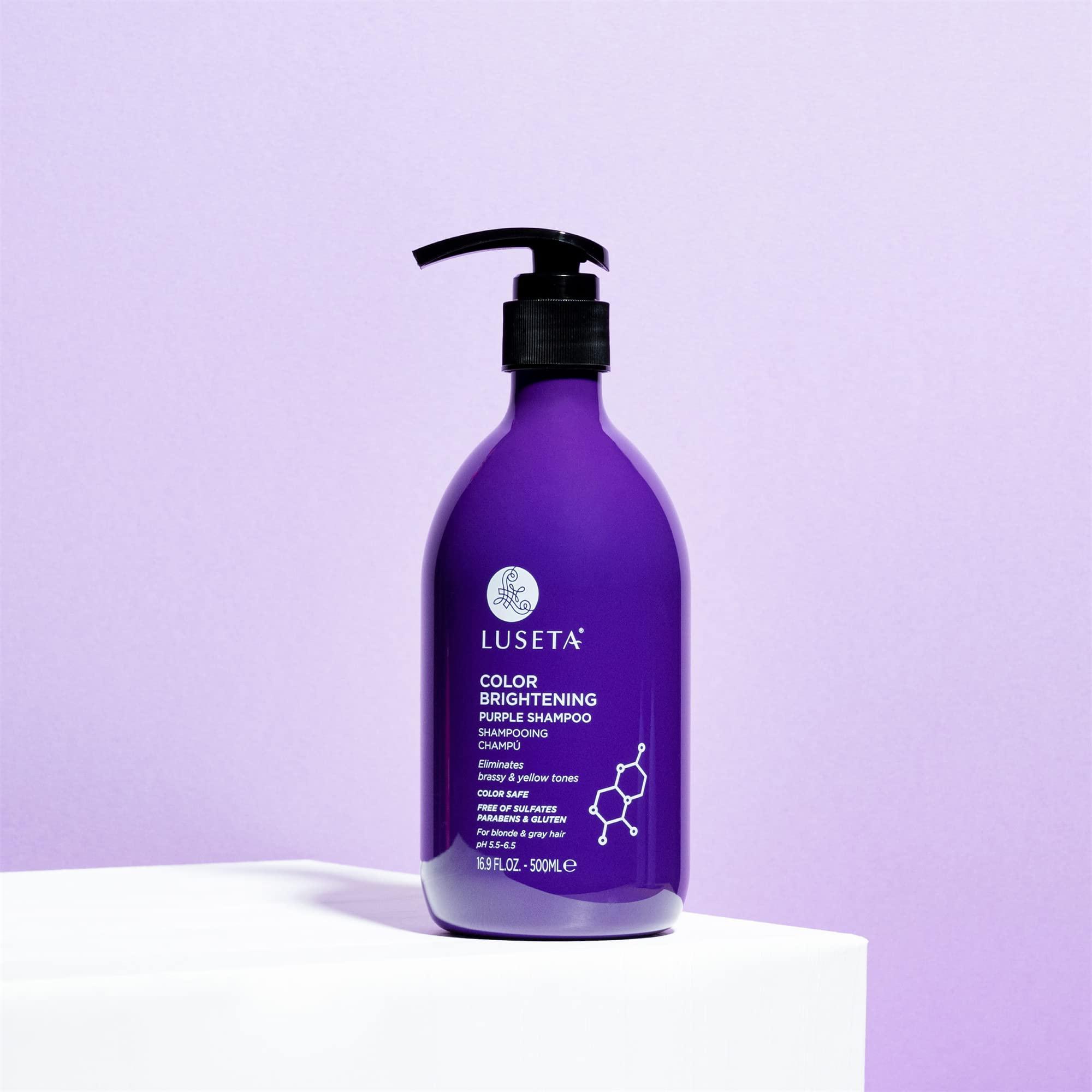 Luseta Purple Shampoo for Women - Blonde, Grey, Color Treated, Curly and Damaged Hair - 16.9oz, Sulfate & Paraben Free - Image 8