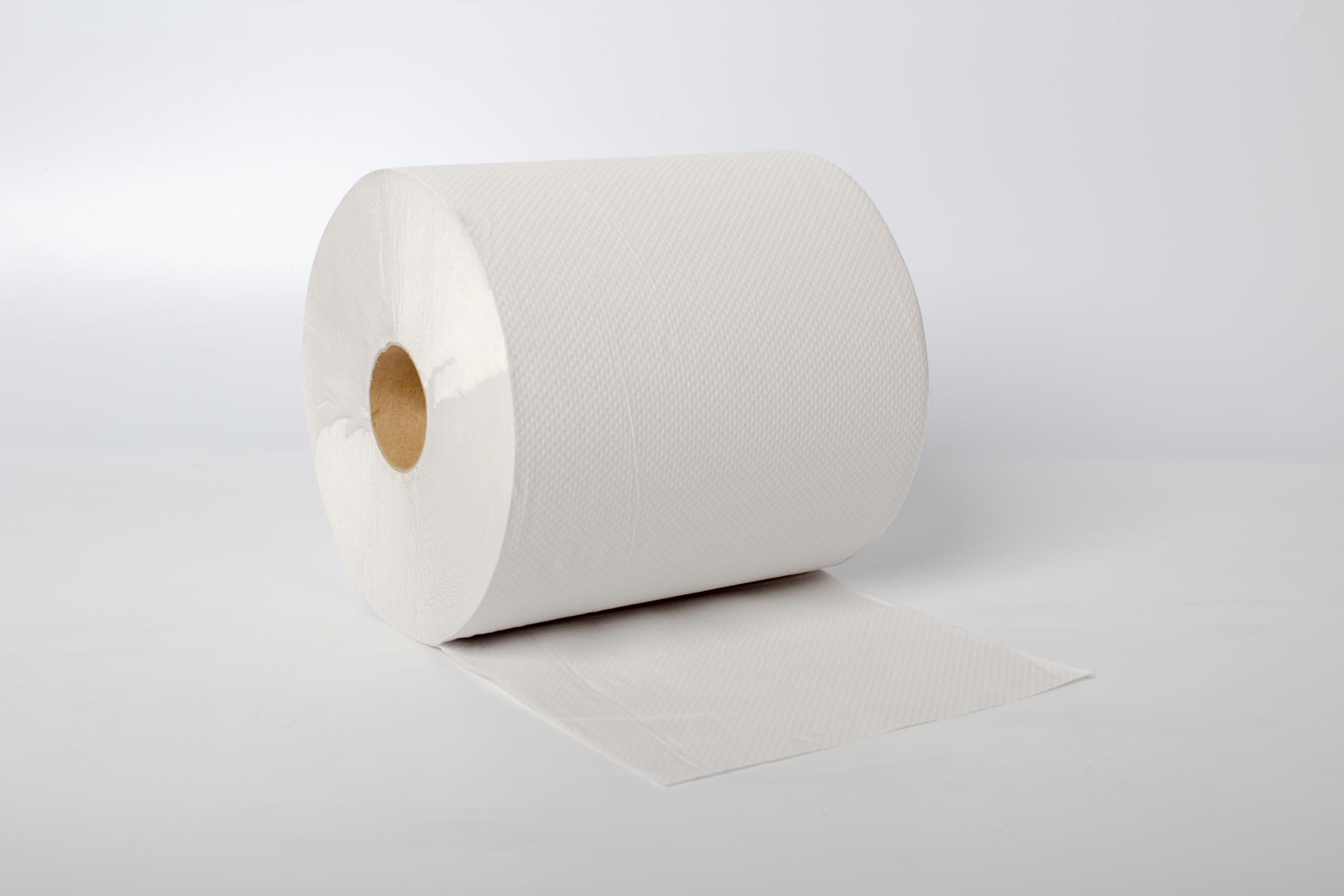 Karat Commercial Paper Towel Rolls, Absorbent & Sturdy for High Traffic Areas, White (Pack of 6) - Image 4