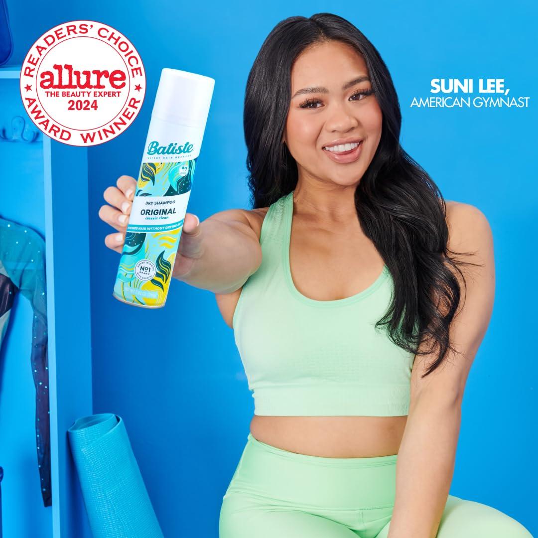 Batiste Dry Shampoo, Original Fragrance Classic Clean, Refresh Hair and Absorb Oil Between Washes, Waterless Shampoo for Added Hair Texture and Body, 5.71 oz - Image 12