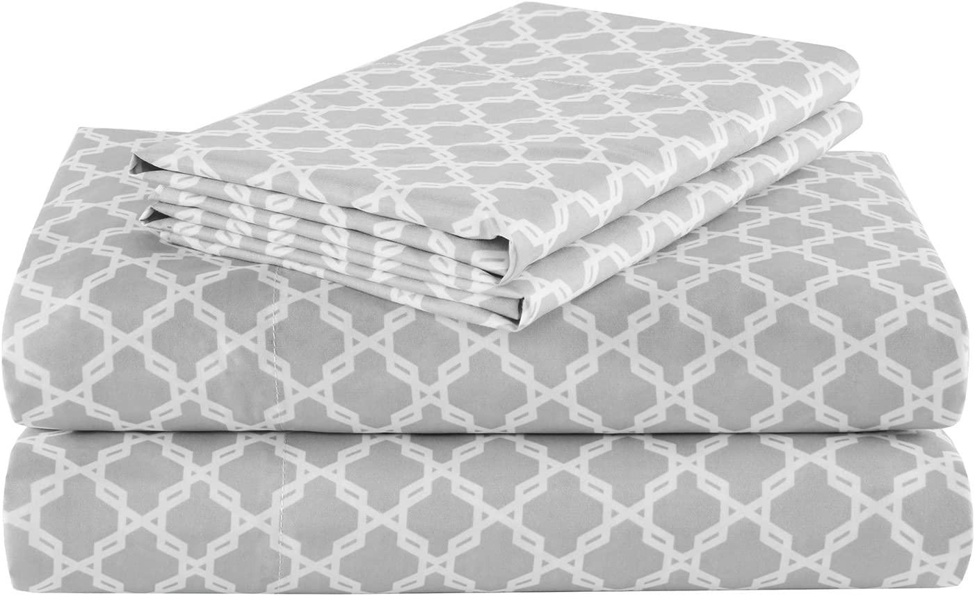 Comfort Spaces King Cooling Sheets, Moisture Wicking Coolmax Sheets, Soft, Colorfast Sheet Set, Cooling Bed Sheets For Hot Sleepers, Elastic Deep Pocket Fits Up to 16" Mattress, King Charcoal 4 Piece - Image 10