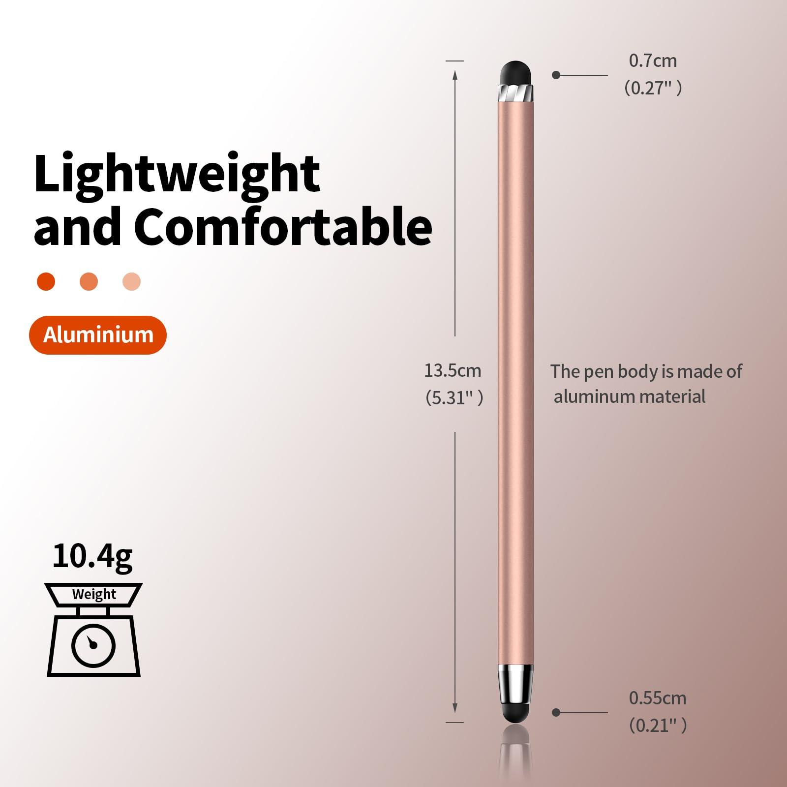 10 PCS Stylus,Stylus Pen for Touchscreen,Stylus 2-in-1 High Sensitivity & Precision Suitable for All Touch Screens of iPhone/ipad/Android Tablets(10 Stylus Pen + 20 Tips) - Image 3