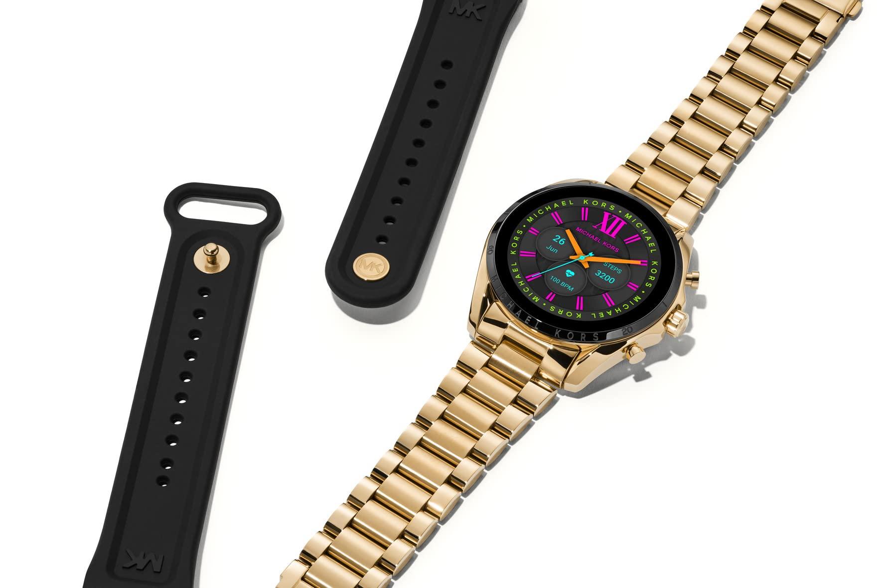 Michael Kors Men's or Women's Gen 6 44mm Touchscreen Smart Watch with Alexa Built-In, Fitness Tracker, Sleep Tracker, GPS, Music Control, Smartphone Notifications (Model: MKT5138V) - Image 7