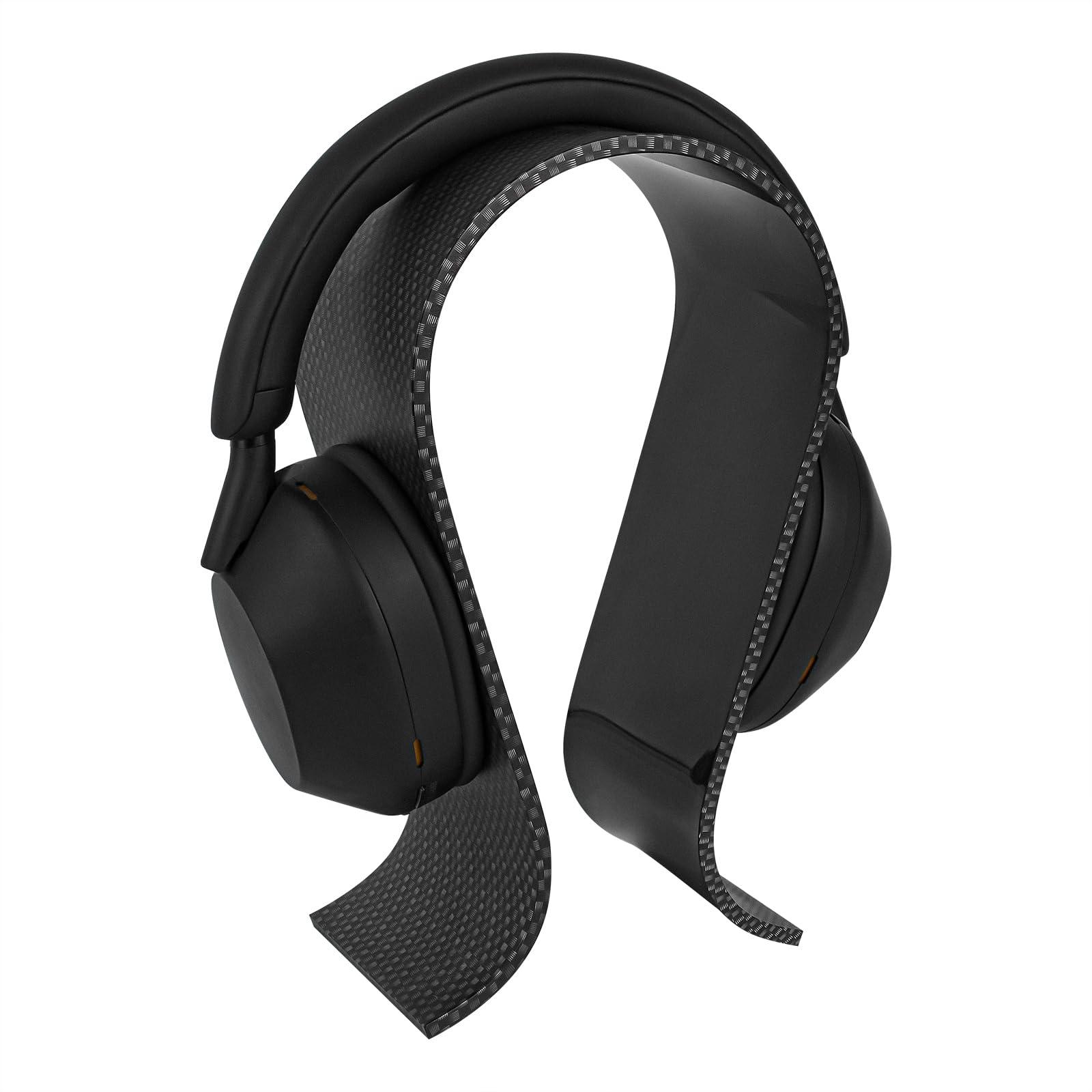 Geekria Acrylic Omega Headphone Stand for On-Ear, Over-Ear Headphones, Gaming Headset Stand, Desk Display Hanger Compatible with Sony WH-1000XM6, WH-1000XM5, Beats Solo 4, Studio Pro (Black) - Image 3