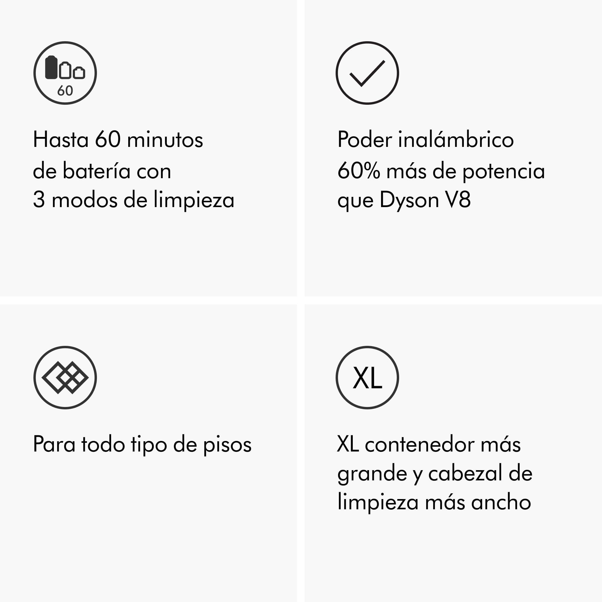 Dyson Outsize Origin Cordless Vacuum, Nickel/Red - Image 8