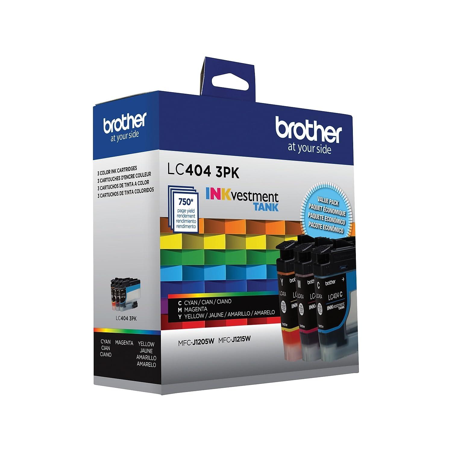 Brother LC4043PKS of Standard Yield Cyan, Magenta and Yellow -Ink -Cartridges(Pack of 3) - Image 4