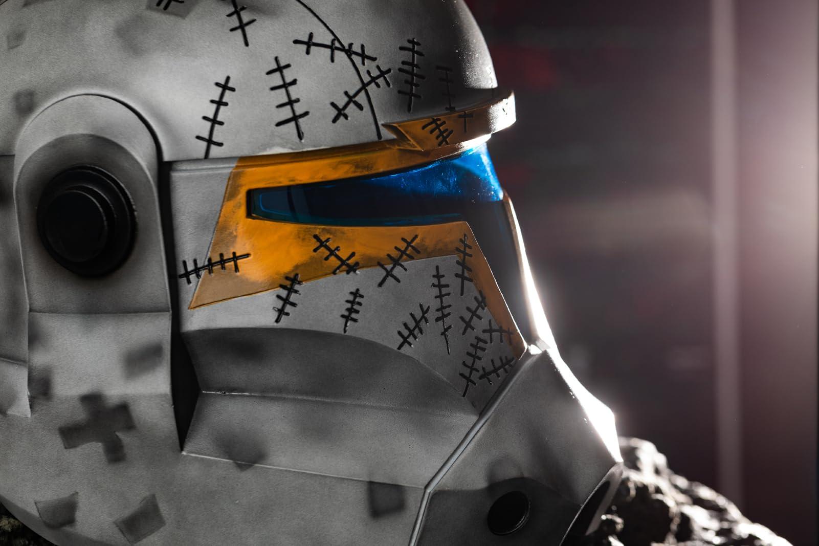 Evere SW Clone Arc Commander Helmet Cosplay Deluxe Halloween Collectible Prop - Image 5