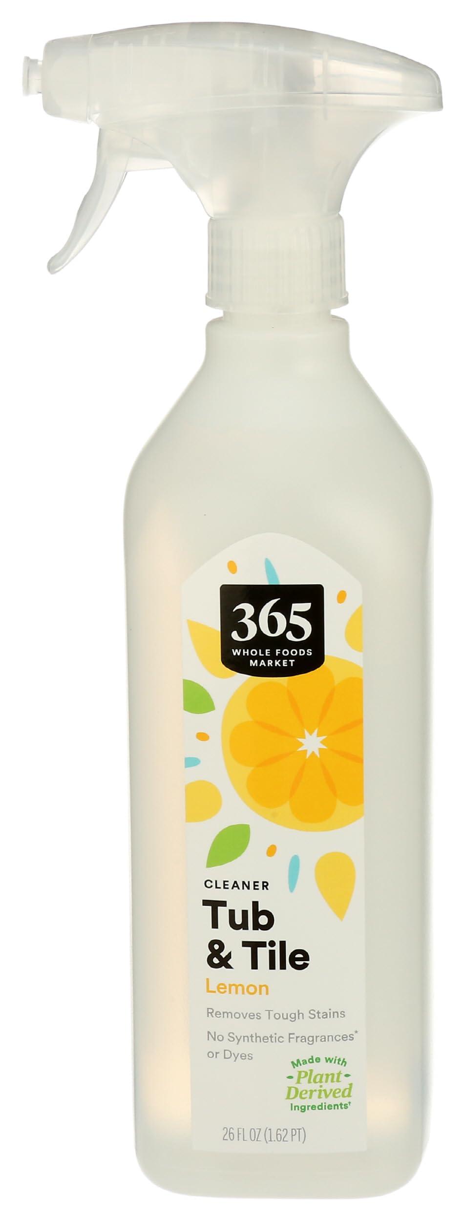 365 by Whole Foods Market, Tub & Tile Cleaner, Lemon Scent, 26 Fl Oz