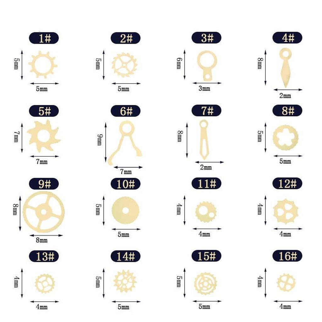 Ankexin 2 Box Mixed Steampunk Cogs Gear Charm Resin Fill Acssories Craft Charm for Resin Casting Jewelry Making Projects - Image 2
