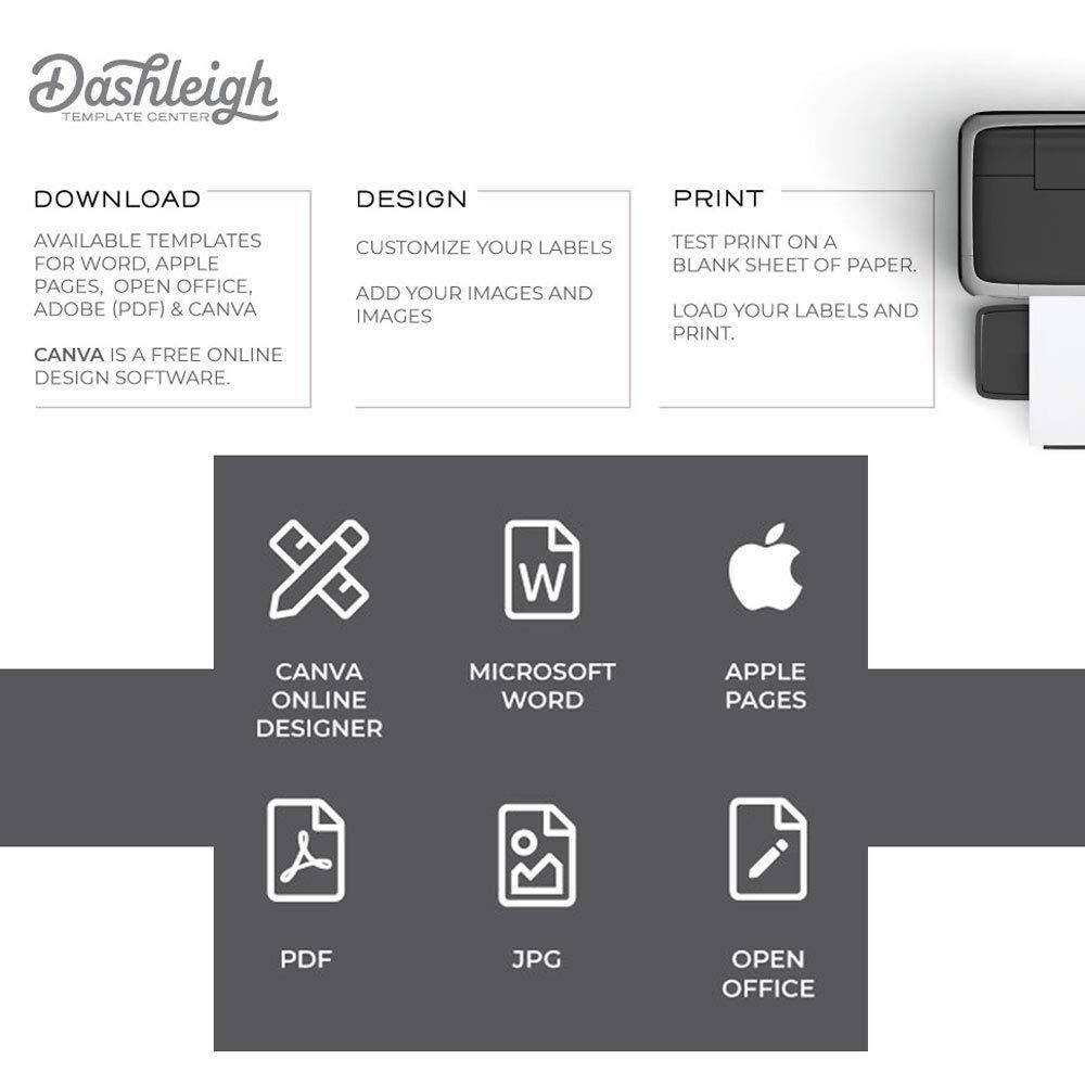 120 Labels for 4 oz Jars, 1.75 in. x 2.75 in. (White Waterproof Vinyl (Inkjet only)) - Image 7