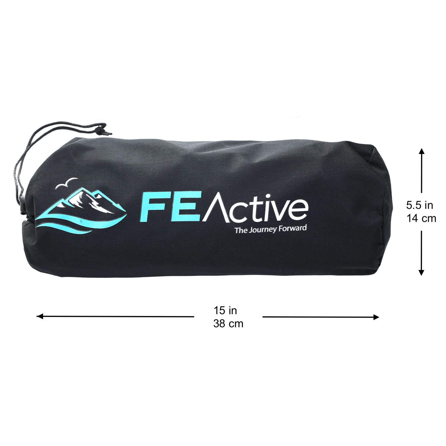 FE Active Folding Camping Cot - Lightweight, Compact & Portable Camping Bed, Comfortable Sleeping Cots for Adults & Kids - Camp Cot Fits Single Air Mattress Pad|Designed in California, USA - Image 7