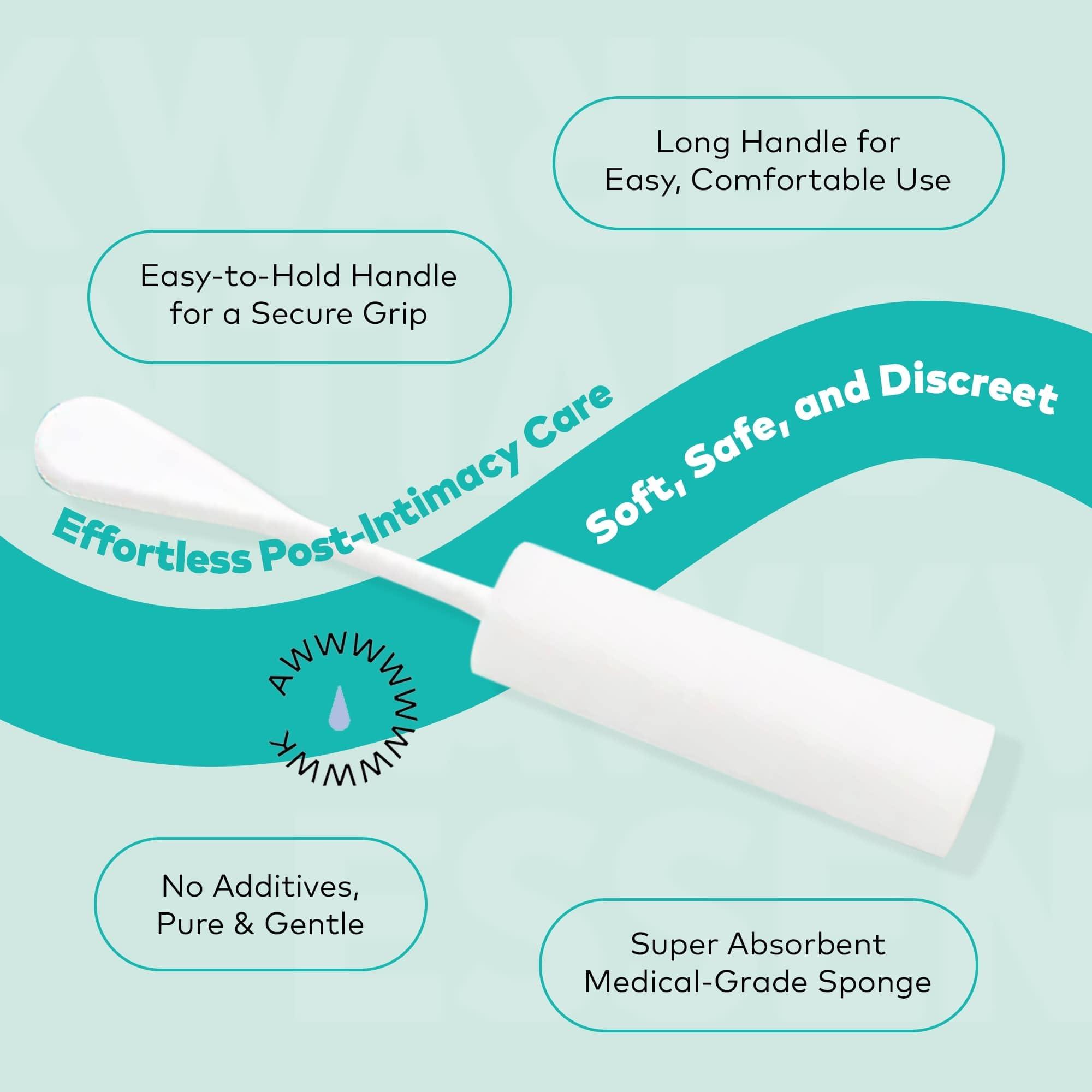 Dripstick Absorbing Sponge For Women - Awkward Essentials Dripstick 20 Pack of Sterile Post Coitus Sponges for Feminine Care and Hygiene - Image 6
