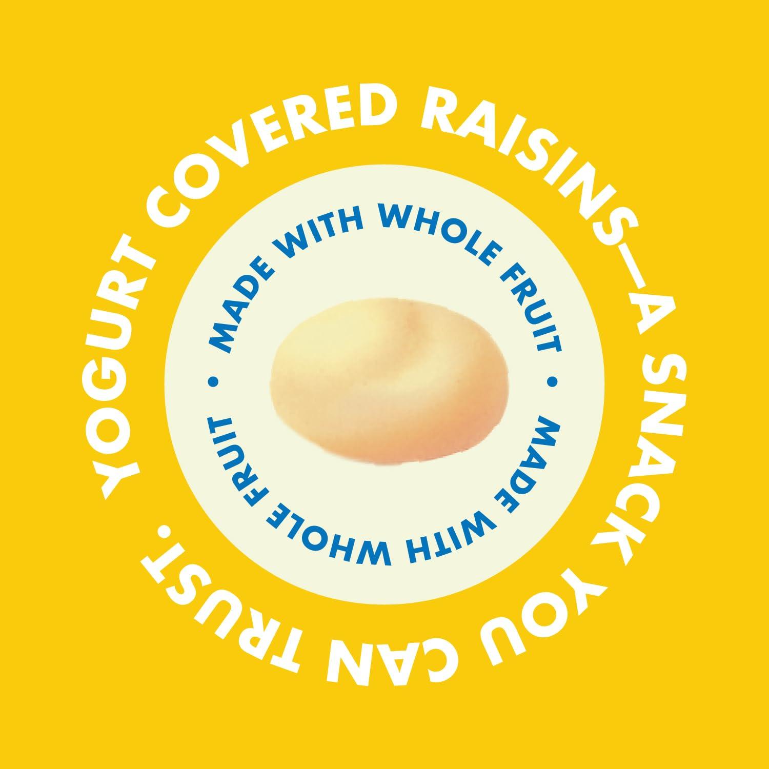 Sun-Maid Vanilla Yogurt Coated Raisins - (6 Pack) 1 oz Snack-Size Box - Yogurt Covered Dried Fruit Snack for Lunches and Snacks - Image 8