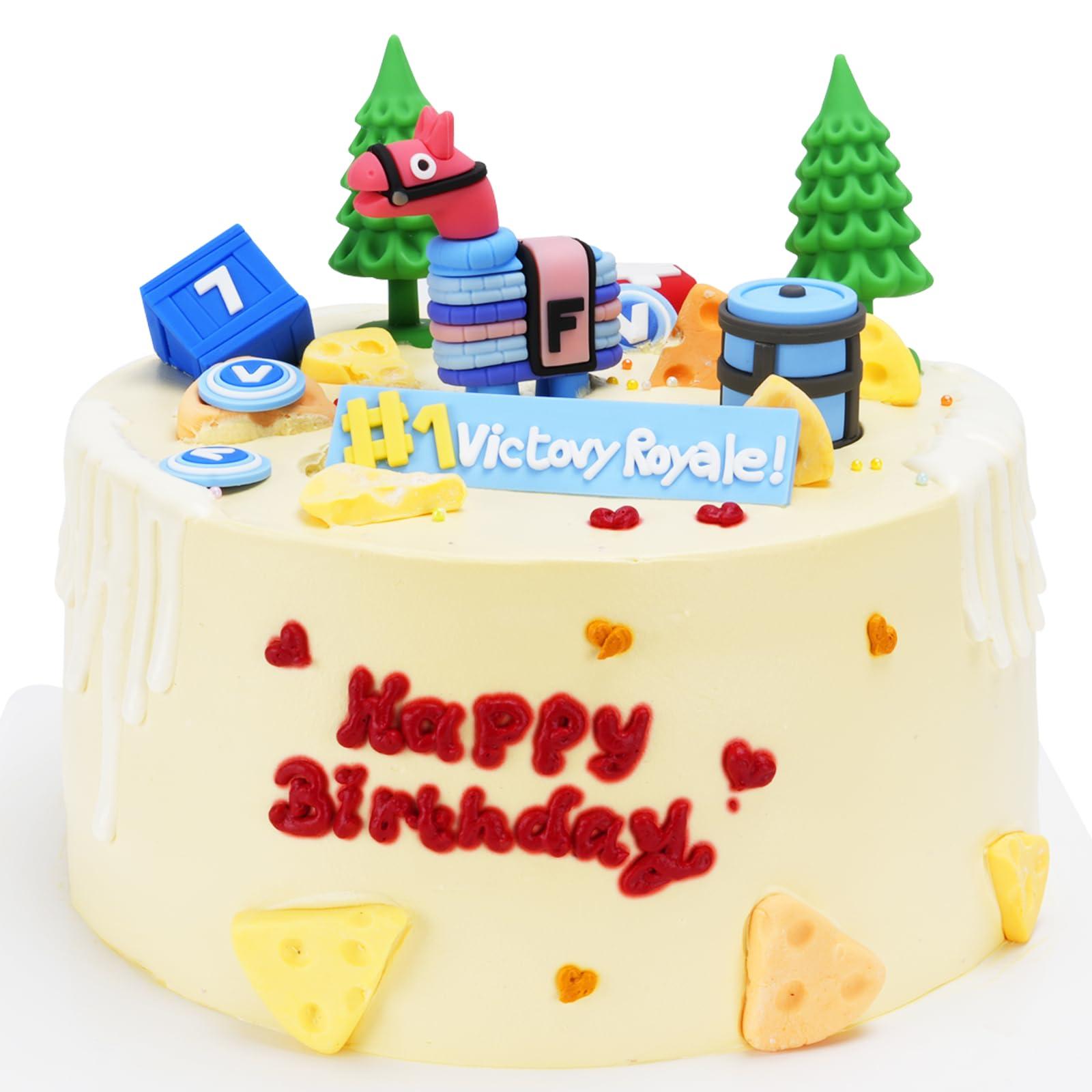 Battle Royale Video Game Cake Toppers - 11 Piece Set for Themed Birthdays - Enhanced Party Decorations - Image 6