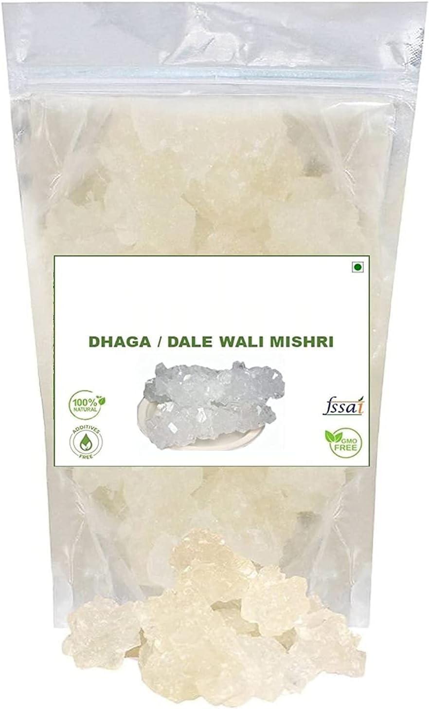 MU Mishri Dhage Wali Organic, Thread Mishri Crystal (200 Grams), Dhaga mishri Crystal, Patika Bellam, Rock Sugar, Khadi Sakar, Kuja Misri