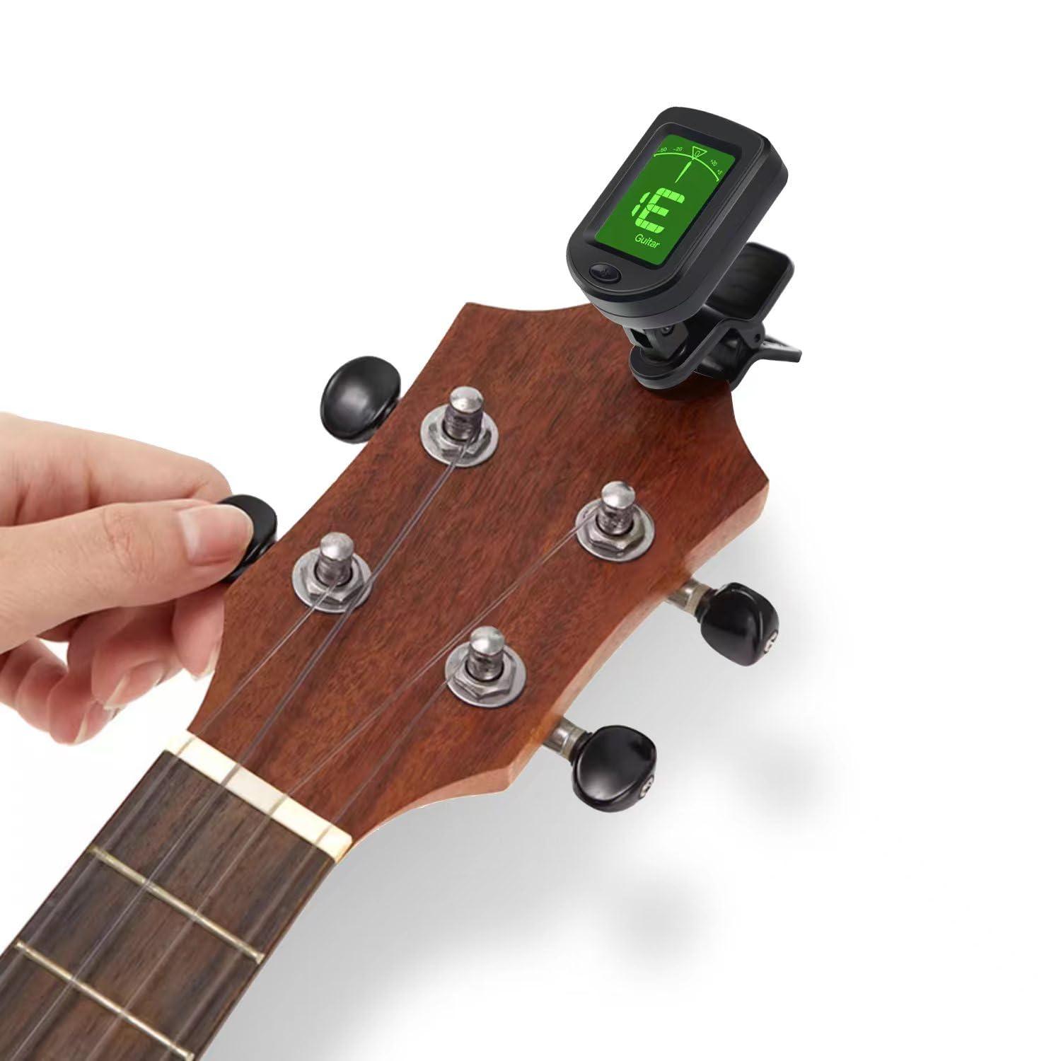 SNHOHIAK Guitar Tuner Clip on Tuner for Ukulele, Guitar, Bass, Mandolin (6PACK) - Image 5