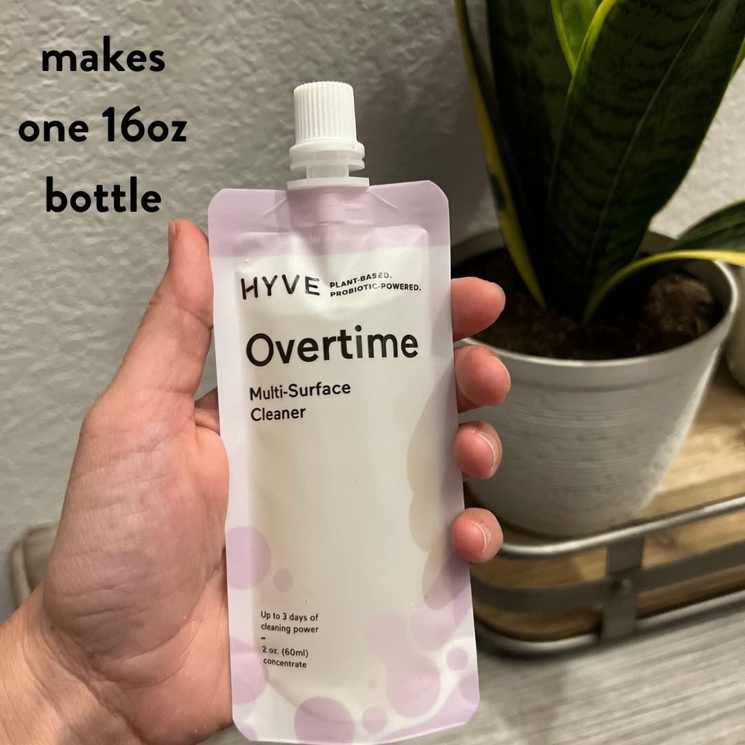 Hyve Overtime Multi Surface Cleaner, Lavender & Bergamot, 2 Fluid Ounces Concentrate - Image 7