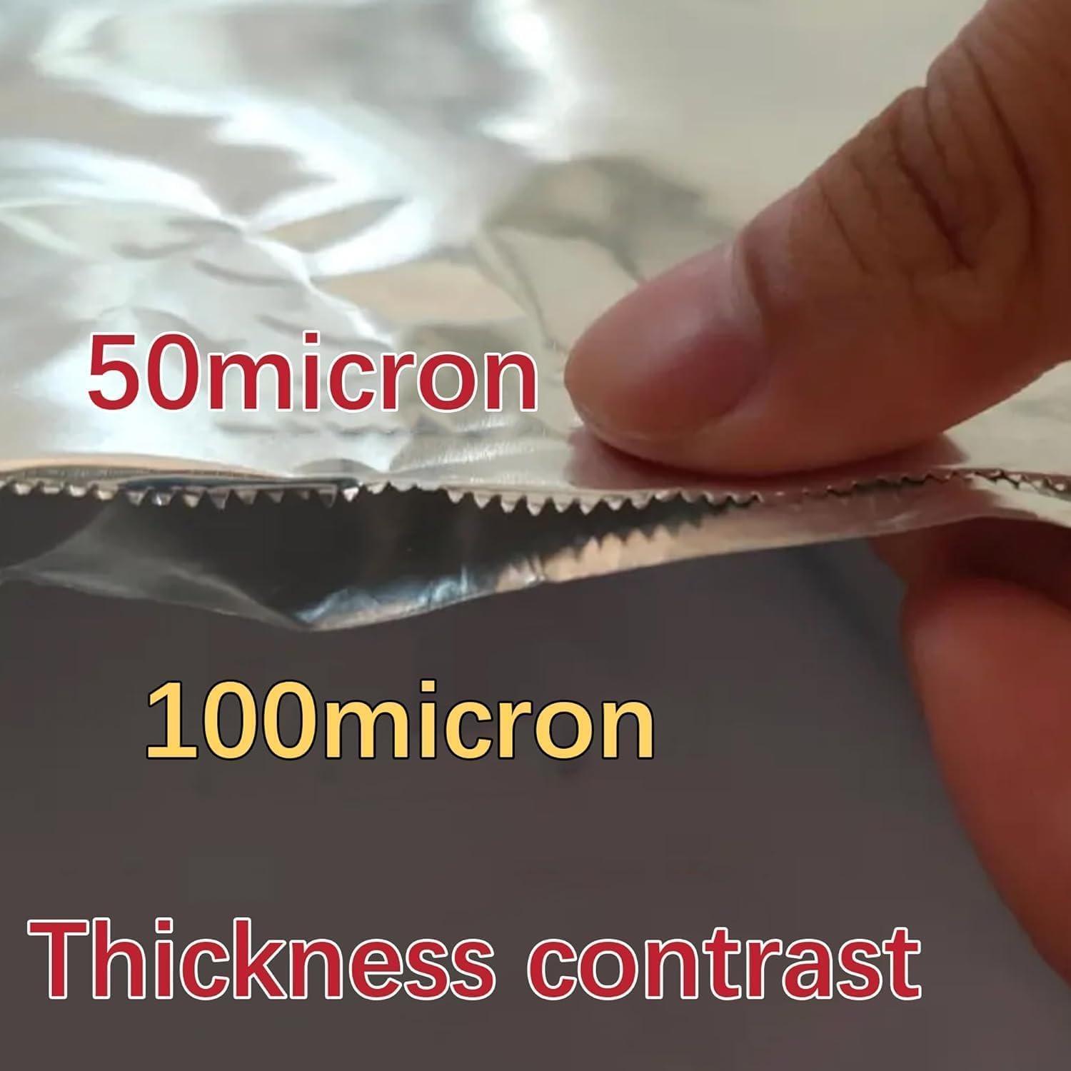 Foil Aluminum Roll Heavy Duty:Extra Thick Tin Foil Craft Engraving,Aluminum Foil Heavy Duty for Painting Embossing,Aluminum Flashing Roll Metal Sheets for Crafts,70um Thick (70umThick/18"W/42ft L) - Image 5