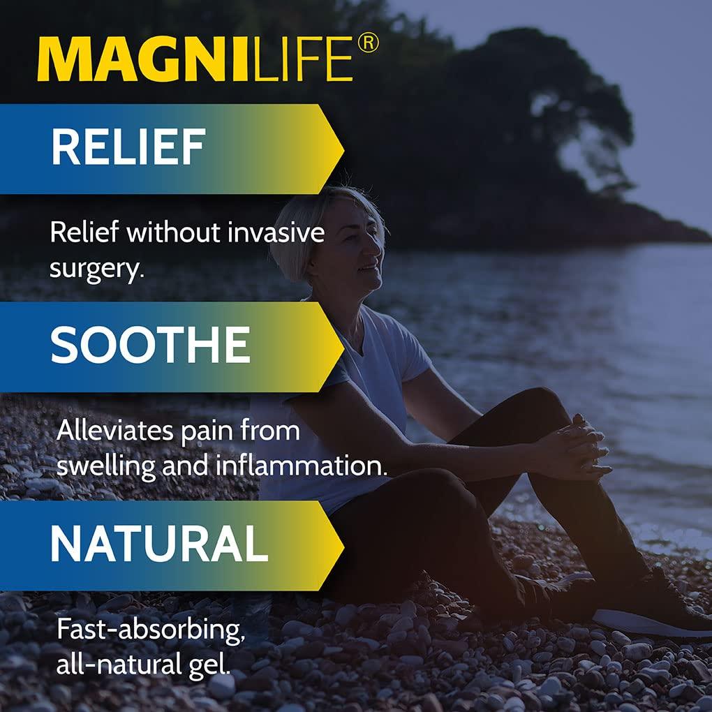 MagniLife Knee Pain Relief Soothing Gel, Reduces Swelling & Inflammation of Sore Muscles, Joint Discomfort, Injuries - All-Natural Arnica - 4oz. - Image 5