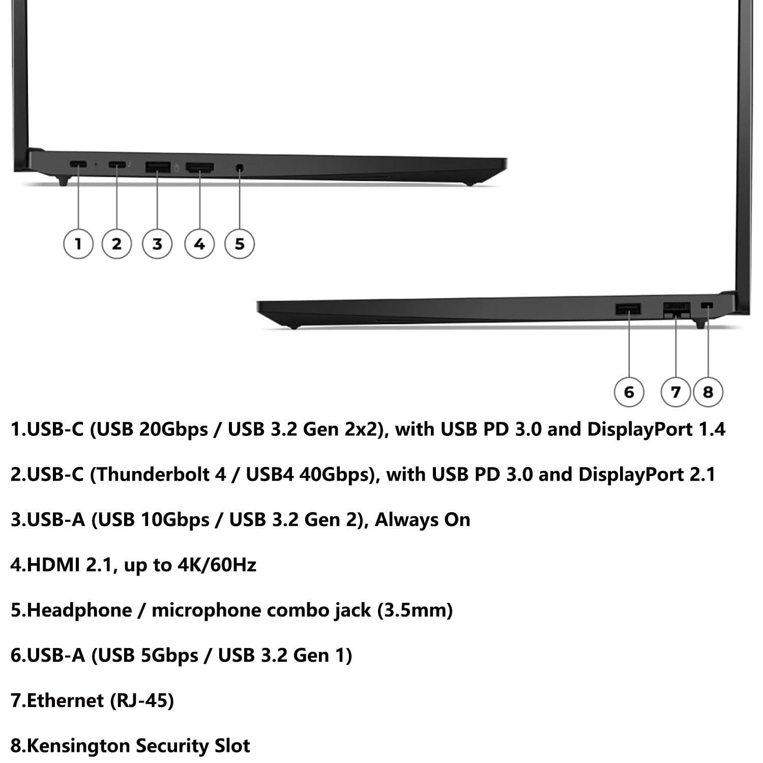 Lenovo ThinkPad E16 G2 Business Laptop Computer, Intel 16-Core Ultra 7 155H (Beat i7-13705H), 64GB DDR5 RAM, 2TB PCIe SSD, 16" FHD+, WiFi 6E, Backlit Keyboard, Fingerprint Reader, W11 Pro, Vent-Hear - Image 6