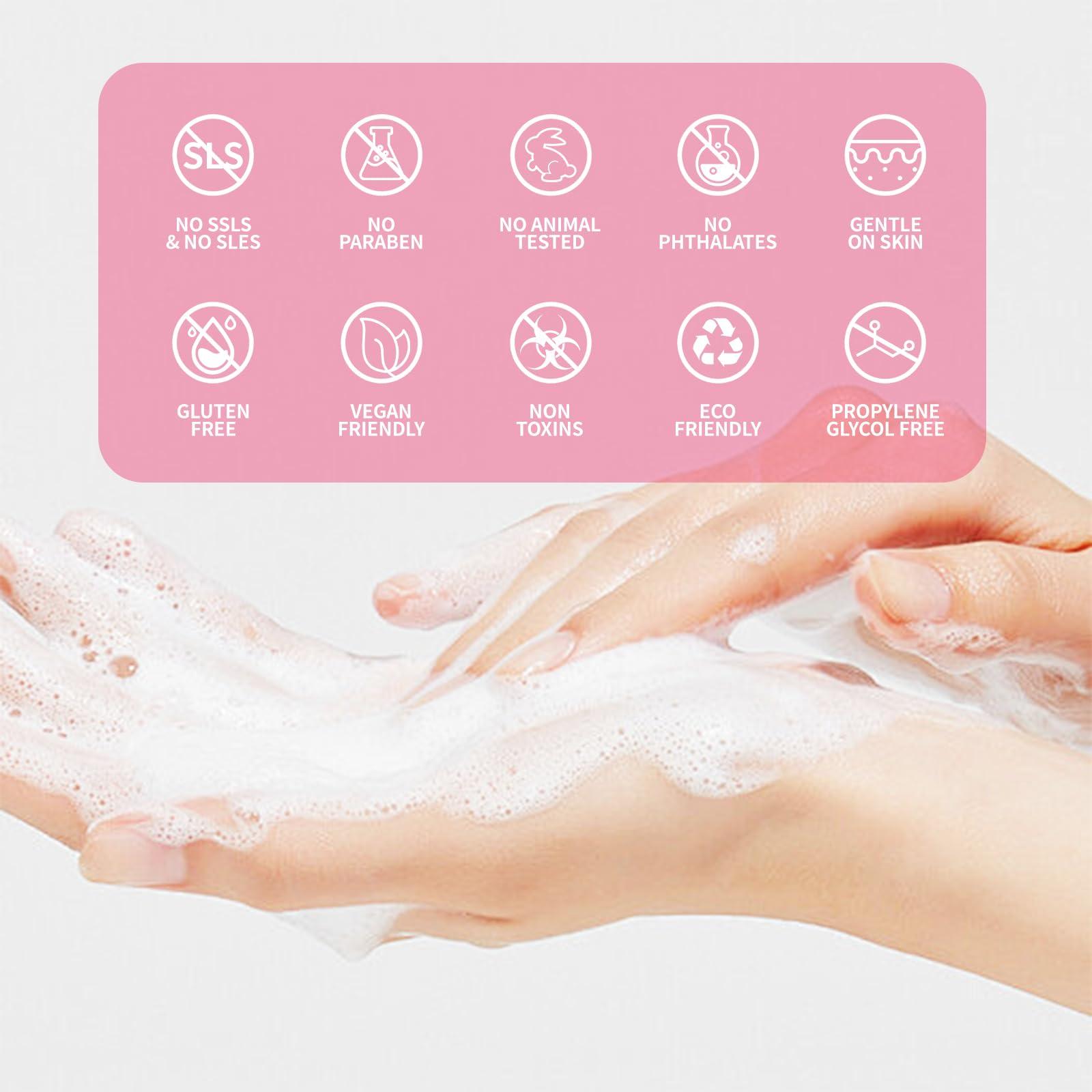 YUCO Scented Foaming Hand Wash Effective Clean Hands, Eliminate Odor Retain Fragrance, Gentle Hand Care, Liquidless Packaging No Leaking Outdoor Travel Essentials (1 Bottle 250ML, 8.4OZ, Floral Ocean) - Image 5