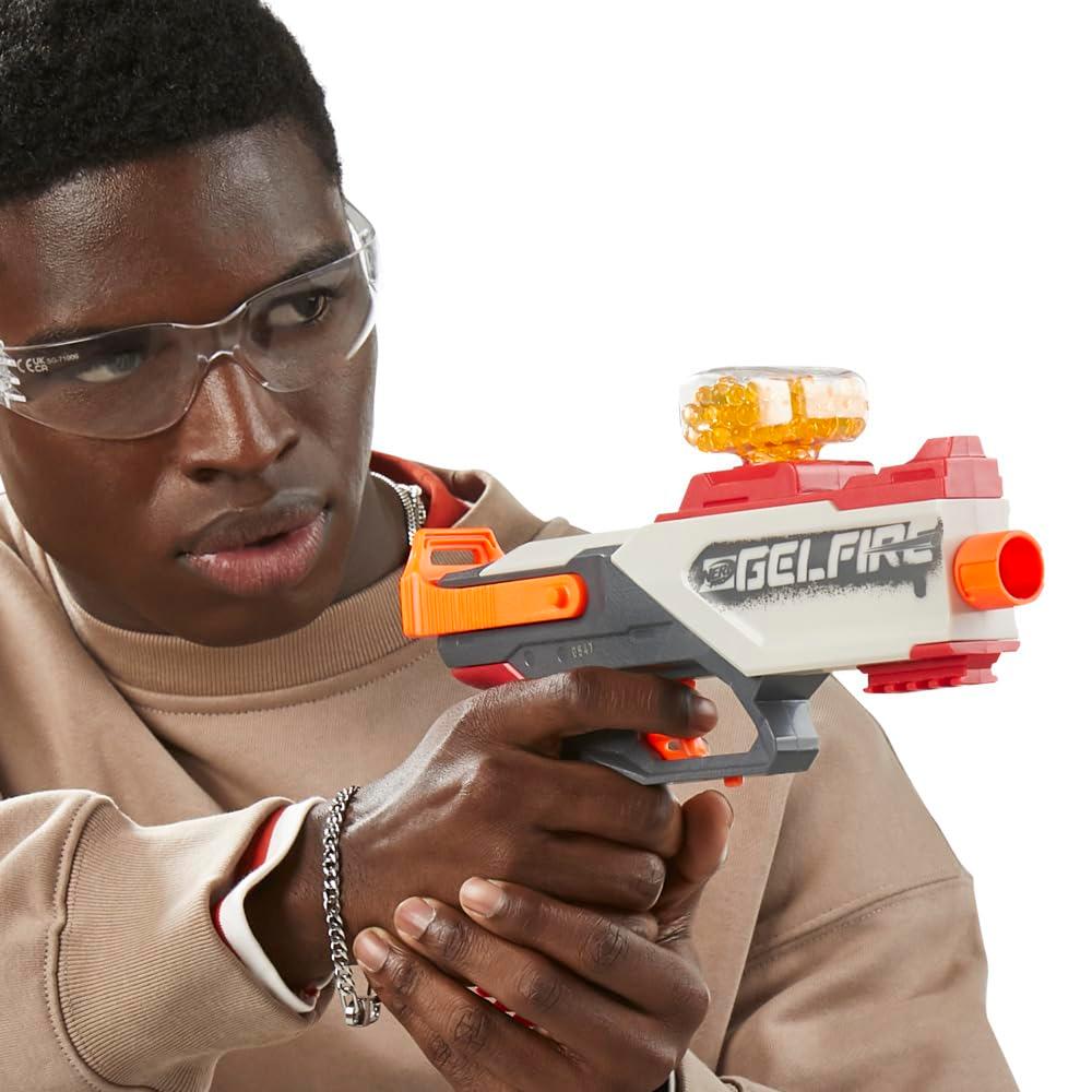 Nerf Pro Gelfire Legion Spring Action Blaster, 5000 Rounds, 130 Hopper, Protective Eyewear, Slam Fire, Ages 14 & Up - Image 2