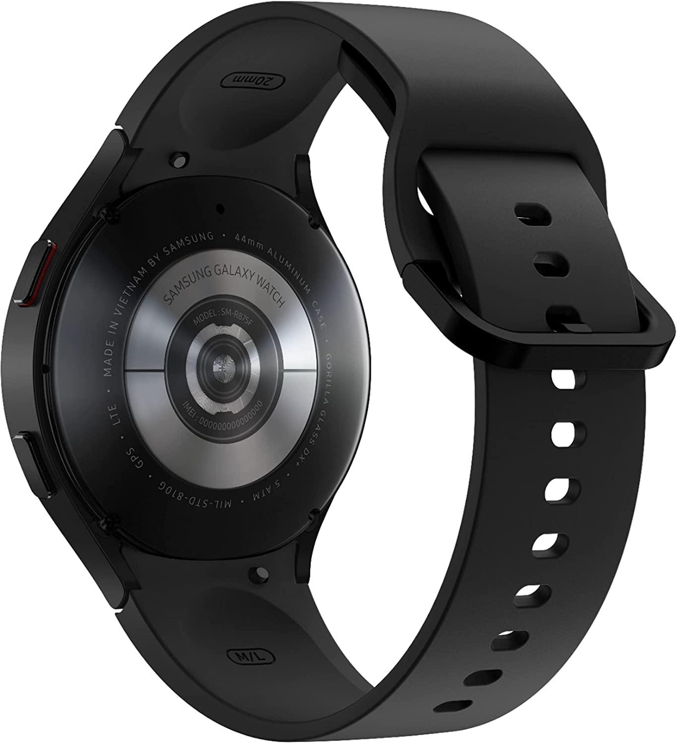 Samsung Galaxy Watch4 Aluminum Smartwatch 44mm LTE - Black (Renewed) - Image 5