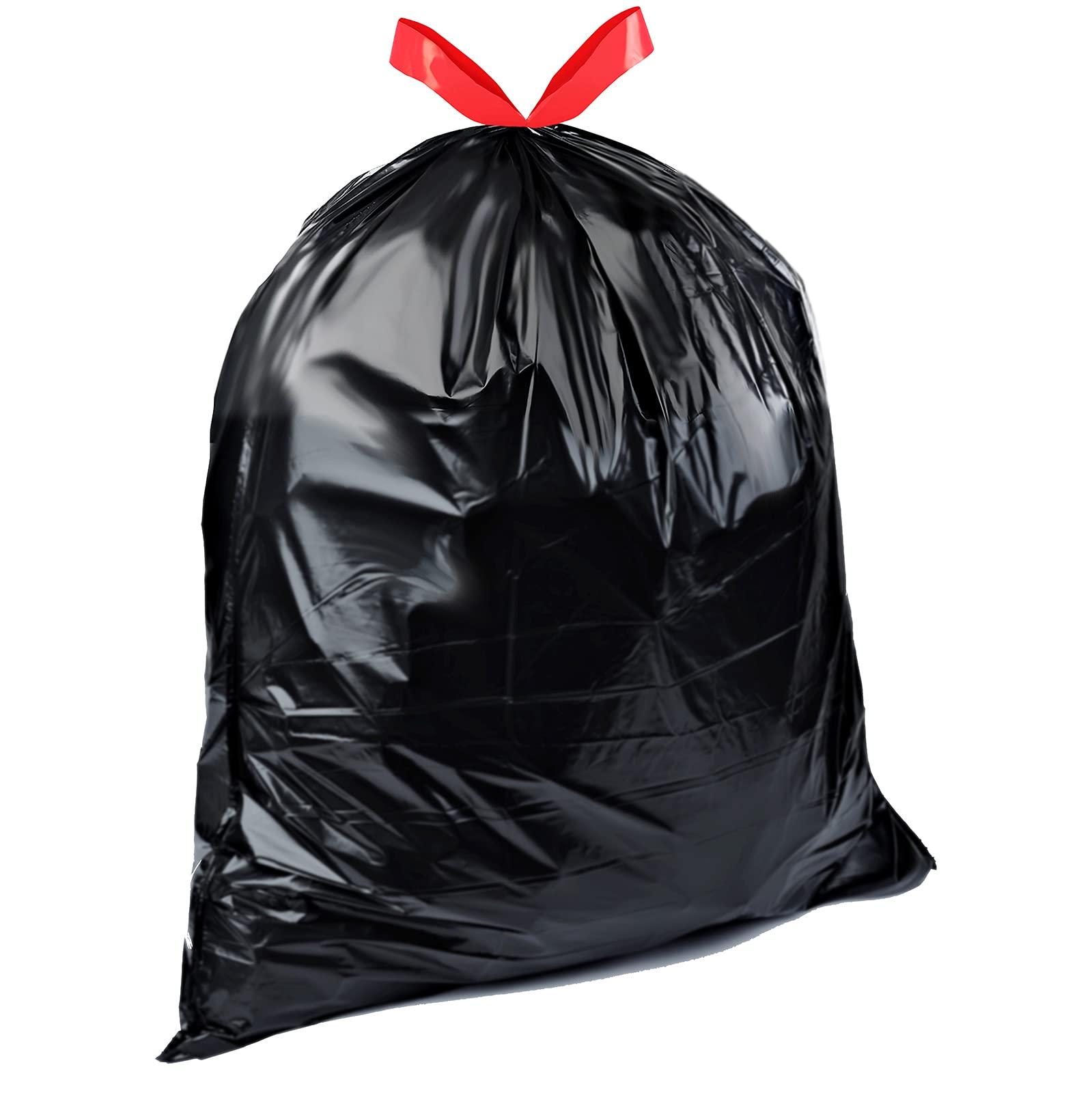 Amazon Basics Multipurpose Drawstring Trash Bags, 30 Gallon, 50 Count (Previously Solimo) - Image 2