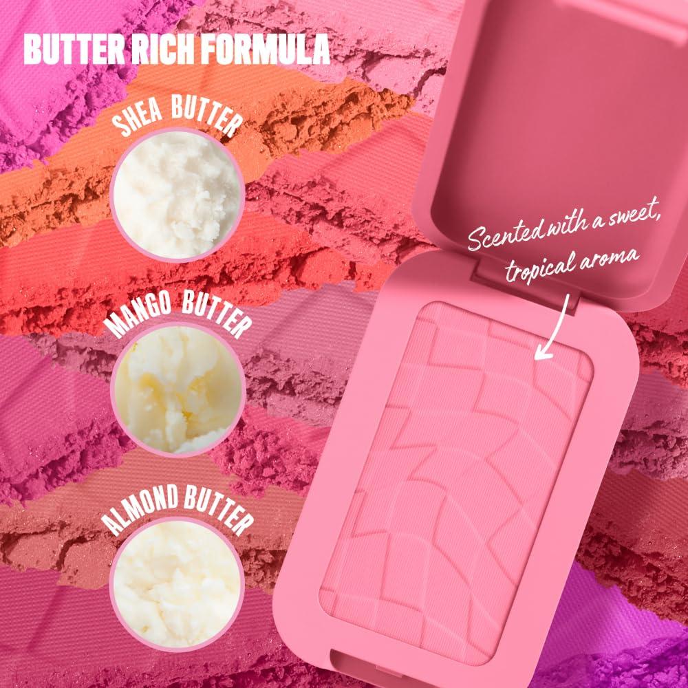 NYX PROFESSIONAL MAKEUP Buttermelt Powder Blush, Fade and Transfer-Resistant Blush, Up to 12HR Make Up Wear, Vegan Formula - Butta Together - Image 2