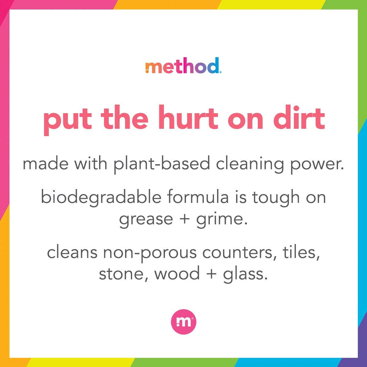Method All-Purpose Cleaner Spray, French Lavender, Plant-Based and Biodegradable Formula Perfect for Most Counters, Tiles and More, 28 Fl Oz, (Pack of 4) - Image 4
