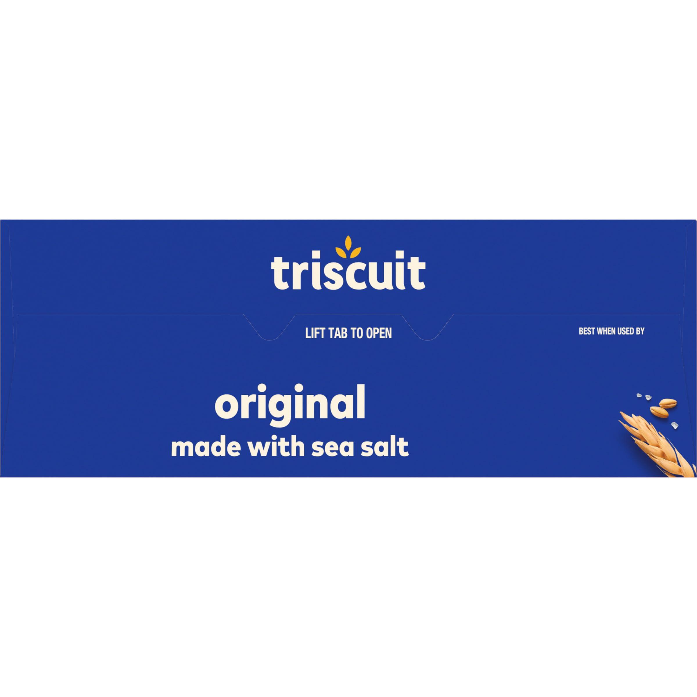 Triscuit Original Whole Grain Wheat Crackers, Vegan Crackers, Healthy Snacks, Lunch Snacks, Family Size, 12.5 oz - Image 19