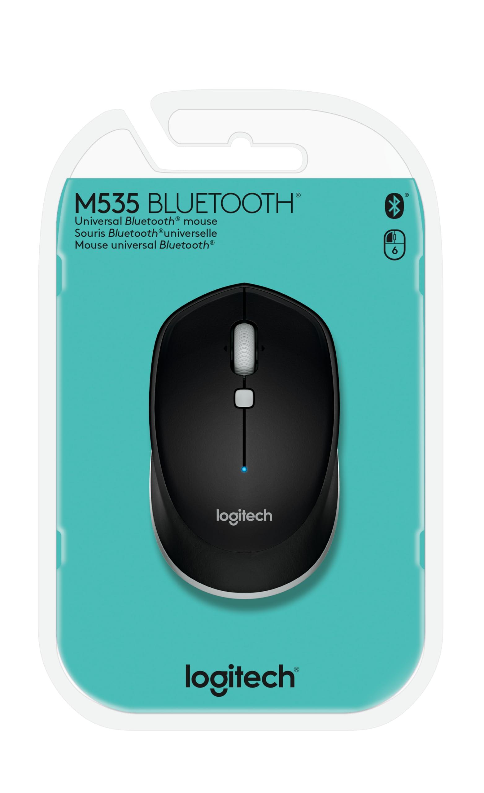 Logitech M535 Bluetooth Mouse, Gray - Black, Discontinued - Image 5