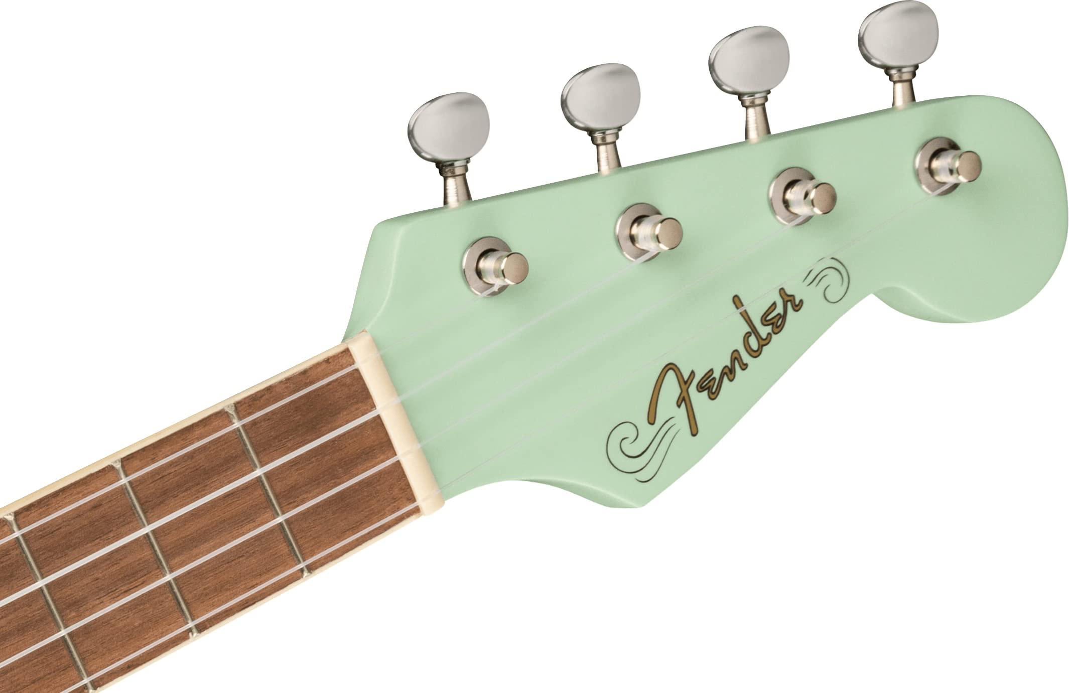 Fender Avalon Tenor Ukulele, Surf Green - Image 6