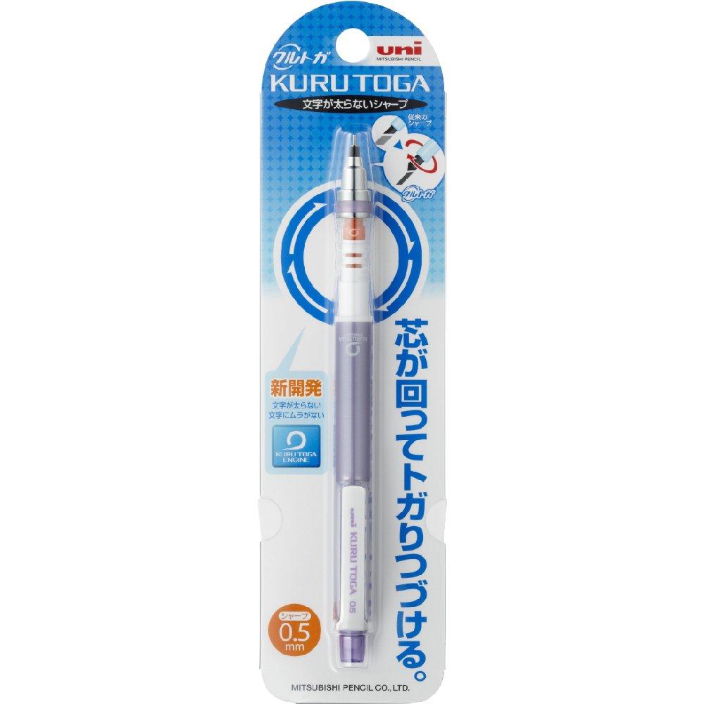 Uni Kurutoga Mechanical Pencil Standard, 0.5mm, Violet (M54501P.12) - Image 2