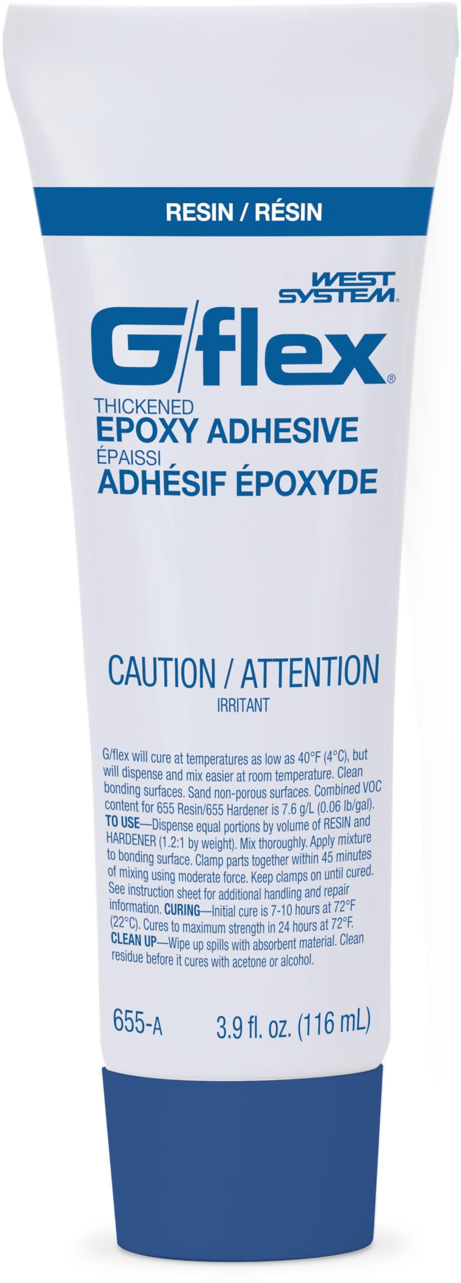 West System 655-8 G/flex Epoxy Adhesive, two 4.5 fl oz., White - Image 3
