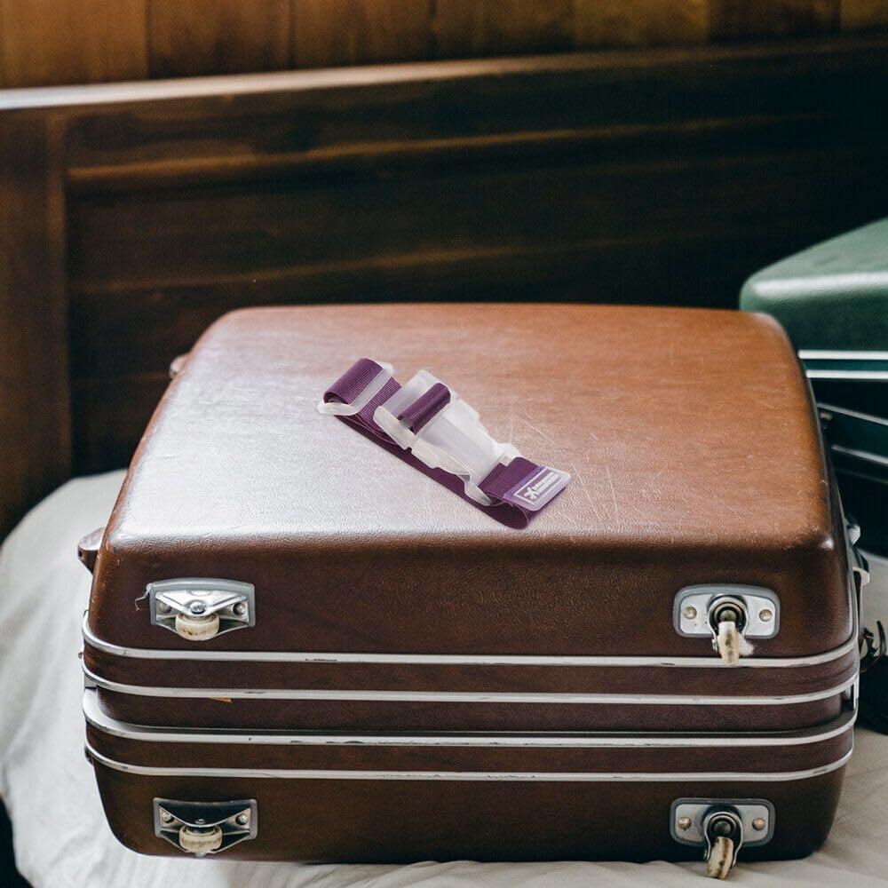 Luggage Carrying Clip Buckle, Add a Bag Luggage Straps Jacket Gripper Heavy Duty Luggage Straps for Suitcases, Travel Belt, Suitcase Strap - Image 4
