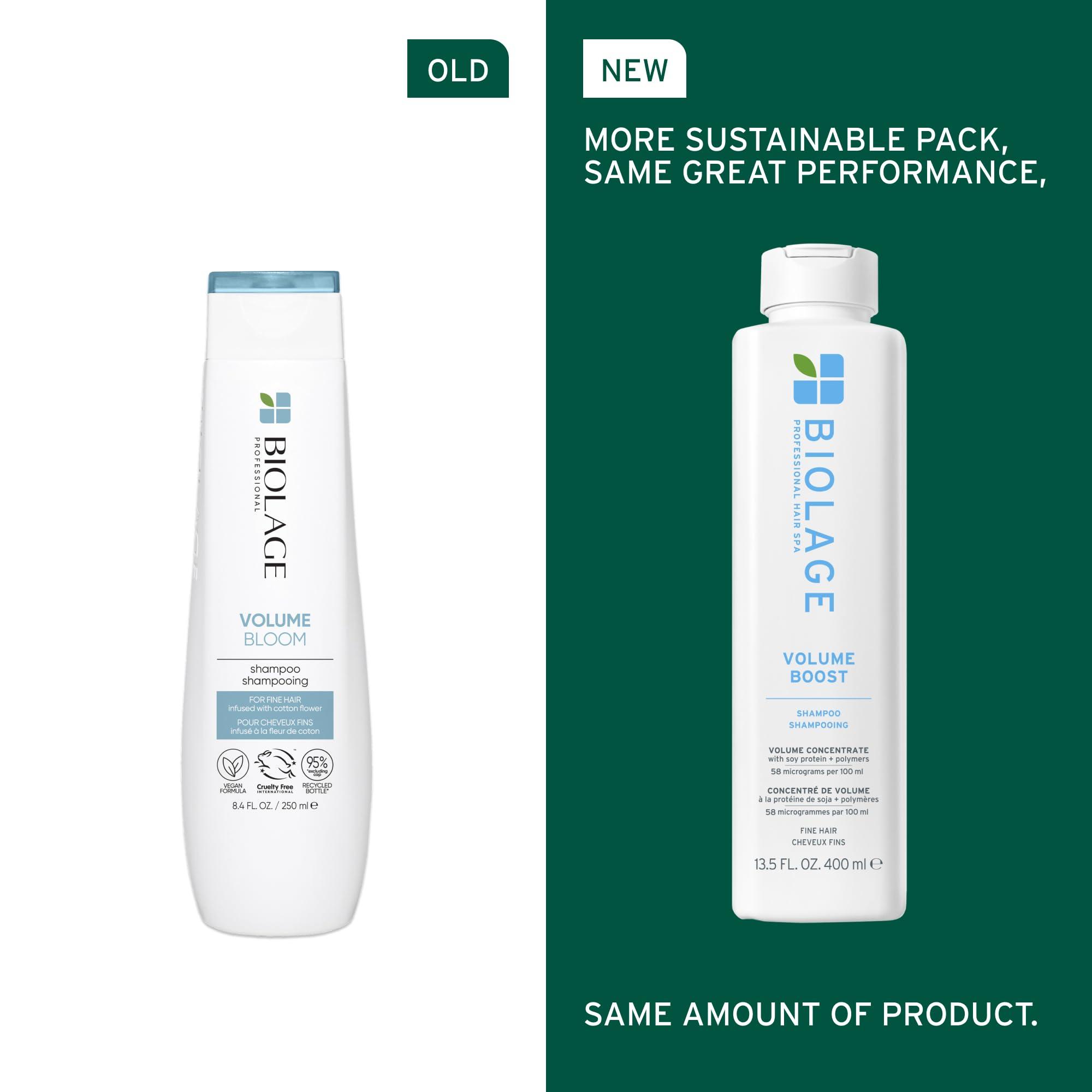 Biolage Volume Bloom Shampoo & Conditioner Set - Lightweight Volume & Shine, For Fine Hair, Paraben & Silicone-Free, 33.8 Fl Oz - Image 2
