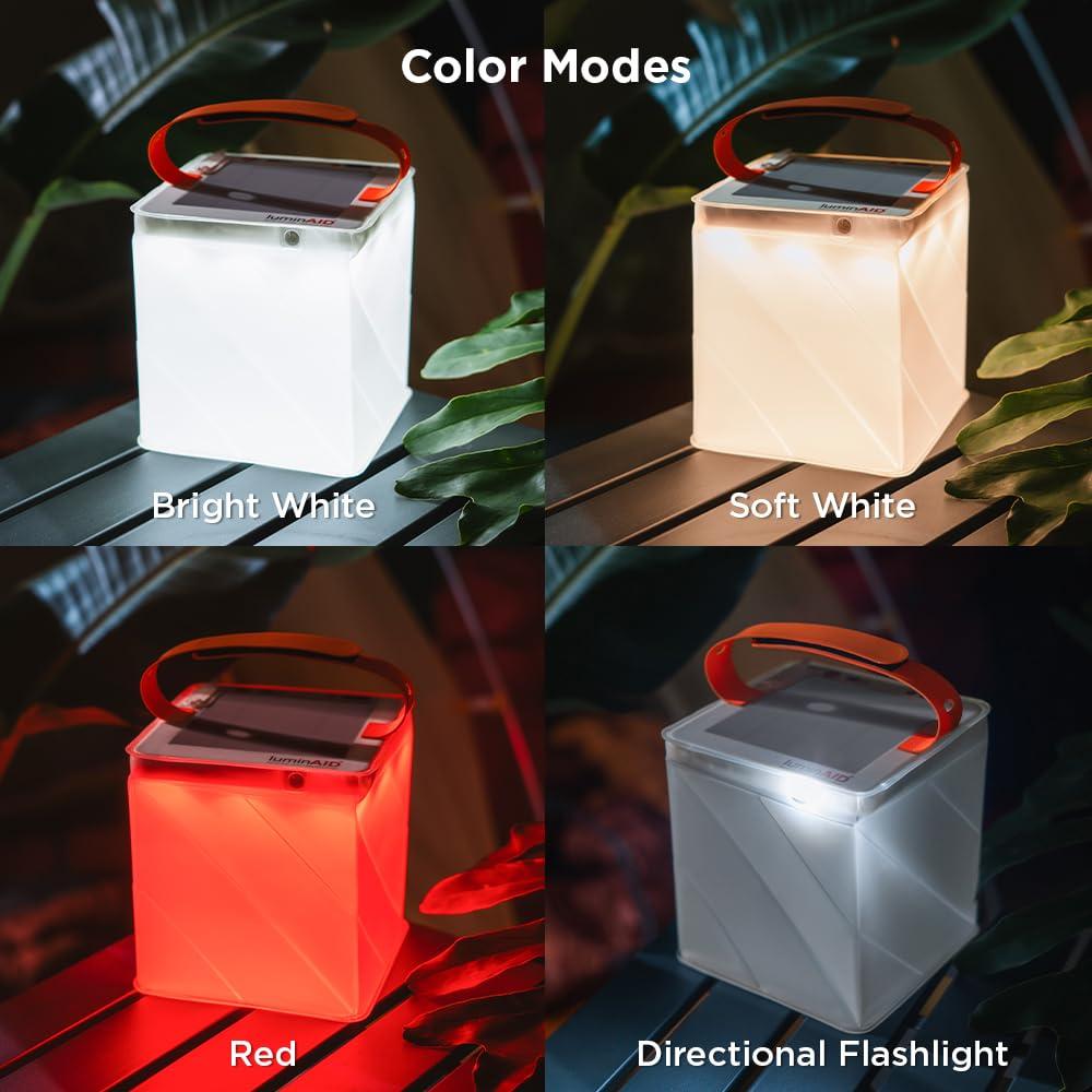 LuminAID Survivor Solar Lantern with Dual Phone Charger - Inflatable LED Lamp for Camping, Hiking and Travel - Emergency Light for Power Outages, Hurricane, Survival Kits - Image 5
