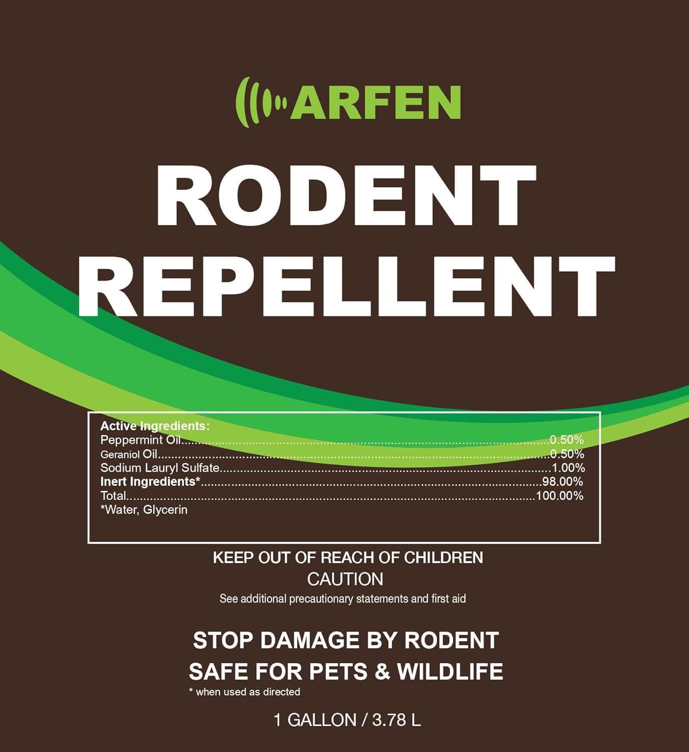 Rodent Repellent Spray – Effective Natural Peppermint Formula for Mice, Rats, Squirrels, and Rodents. Safe for Indoor, Outdoor, and Car Engines. Safe for People and Pets. (1 Gallon) - Image 7