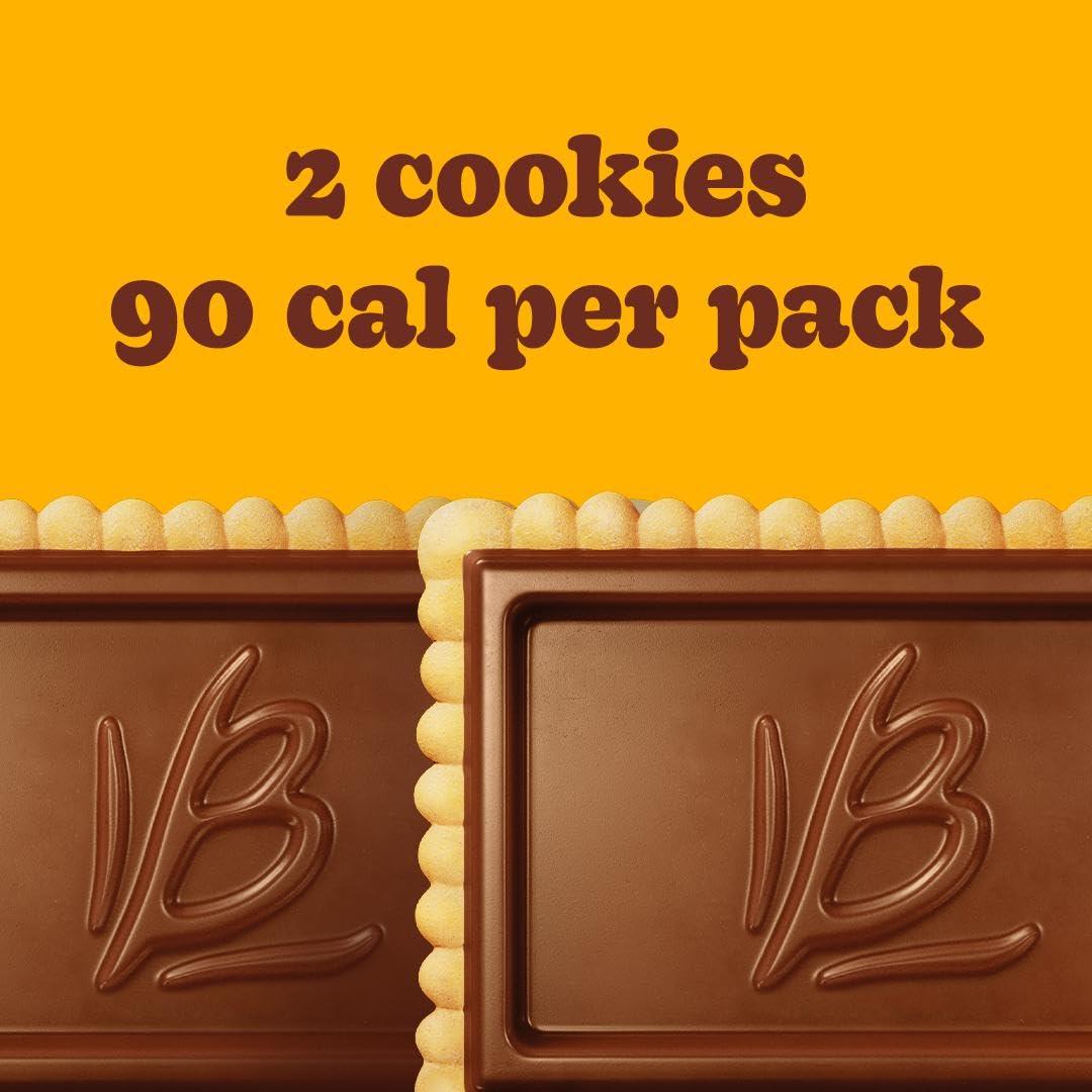 Bauducco Choco Biscuit Cookies, 25.3 oz (Pack of 40) - Crispy & Delicious Chocolate Cookies, Individually Wrapped for Snacks, Dessert & Lunch Boxes - 2 Cookies per Pack - Image 4